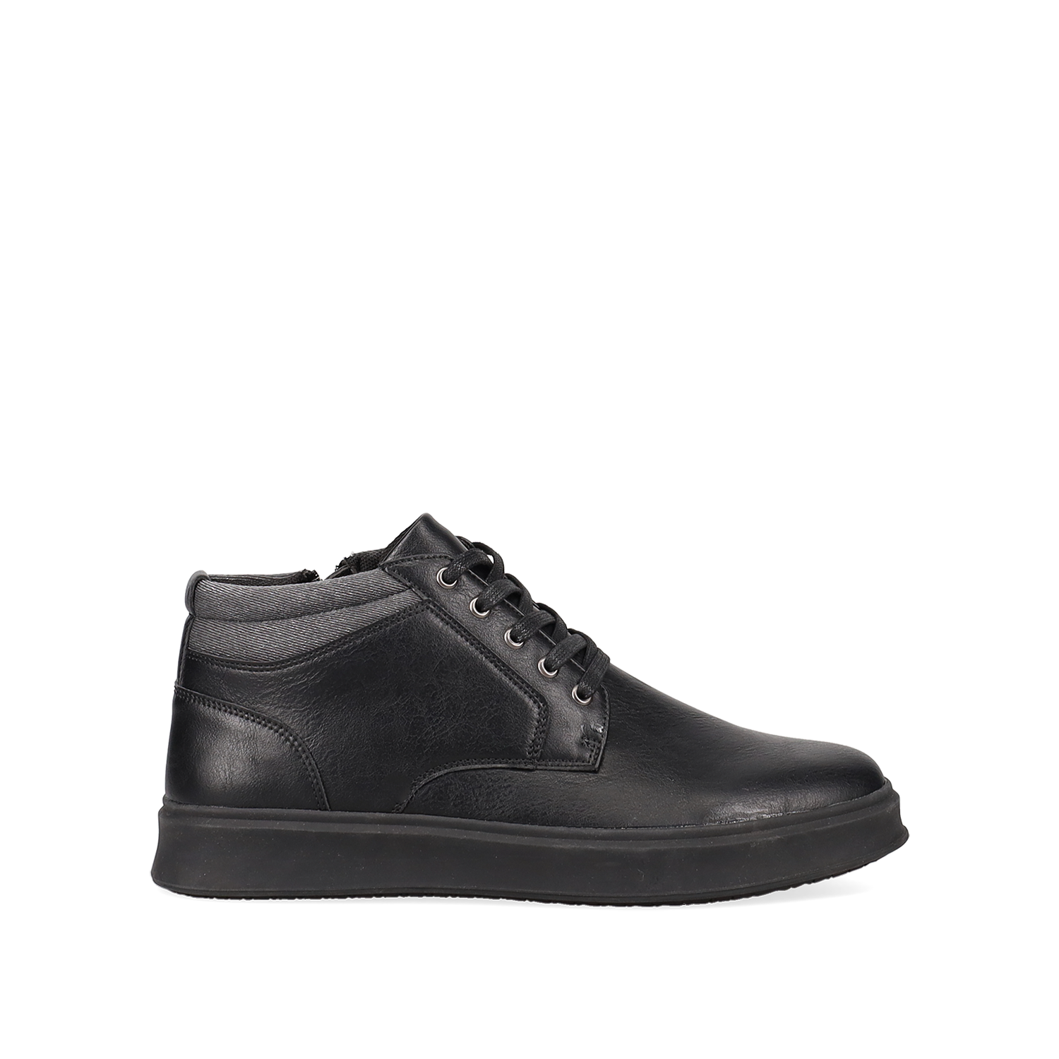 Μαύρο ανδρικό μποτάκι sneaker