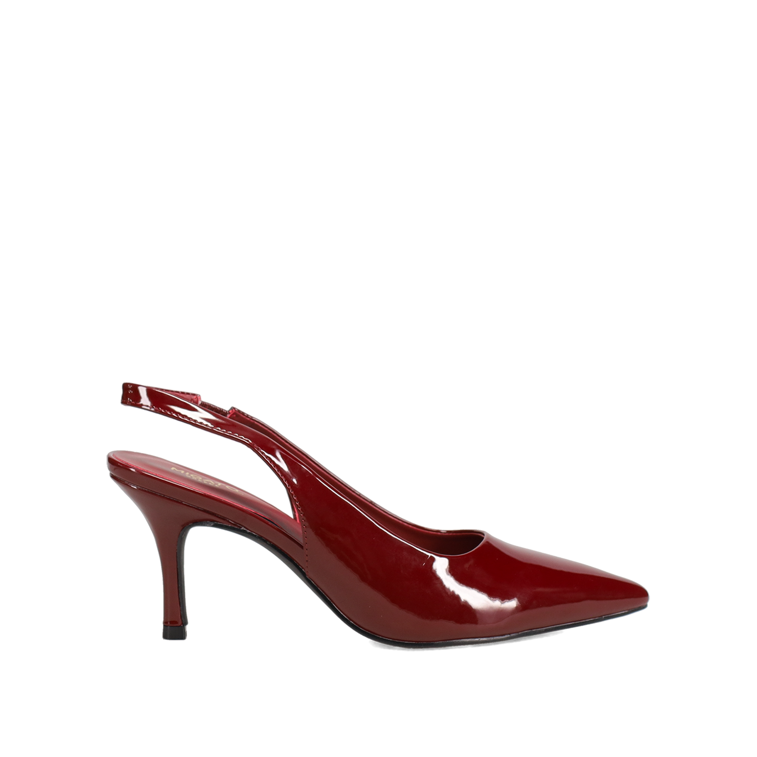 Κόκκινη εξώφτερνη γόβα λουστρίνι