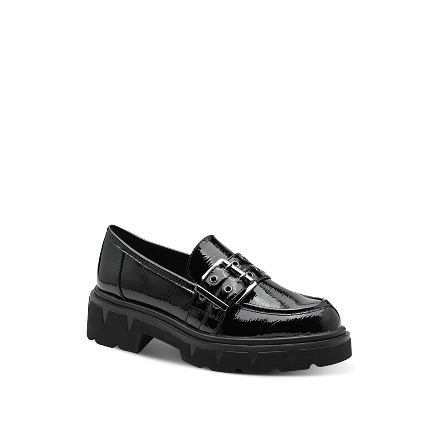 Μαύρο loafer λουστρίνι φωτογραφία