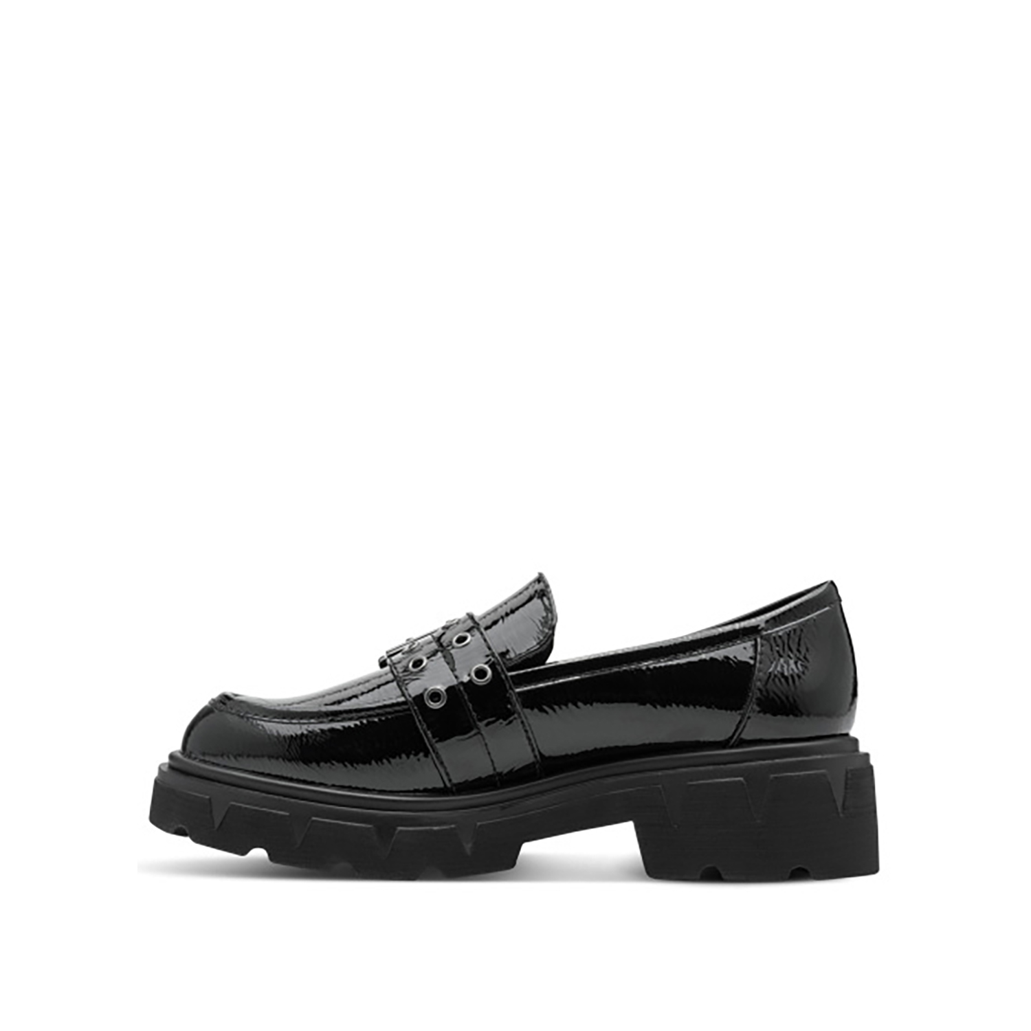 Μαύρο loafer λουστρίνι φωτογραφία