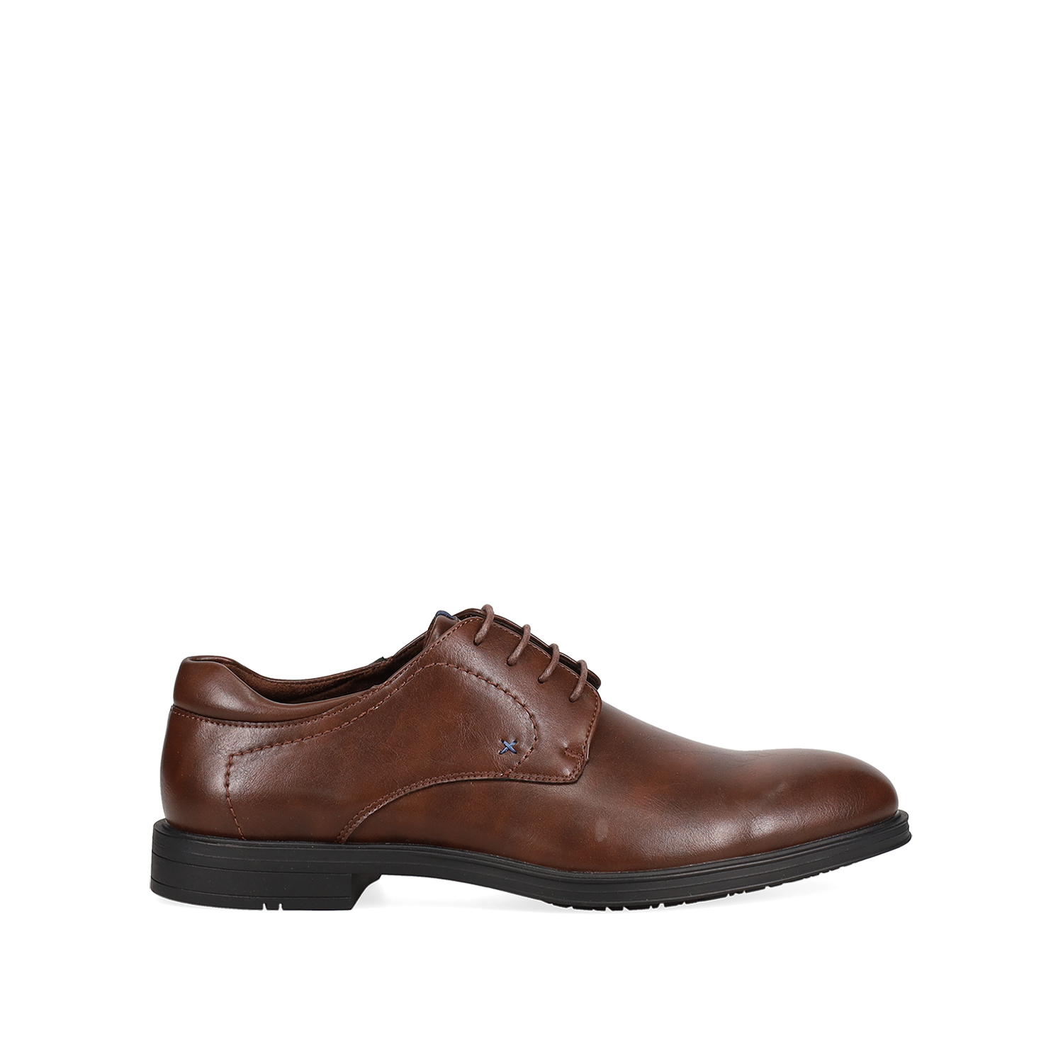 Καφέ ανδρικό παπούτσι derby