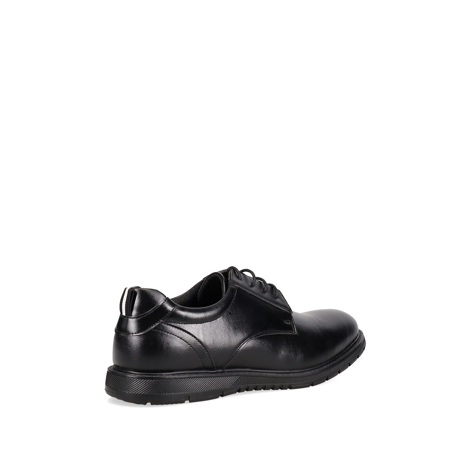 Μαύρο ανδρικό παπούτσι derby φωτογραφία