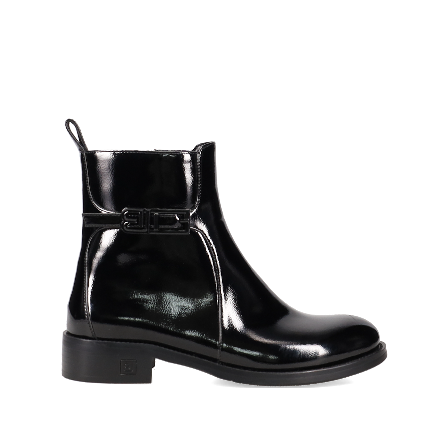 Μαύρο μποτάκι λουστρίνι