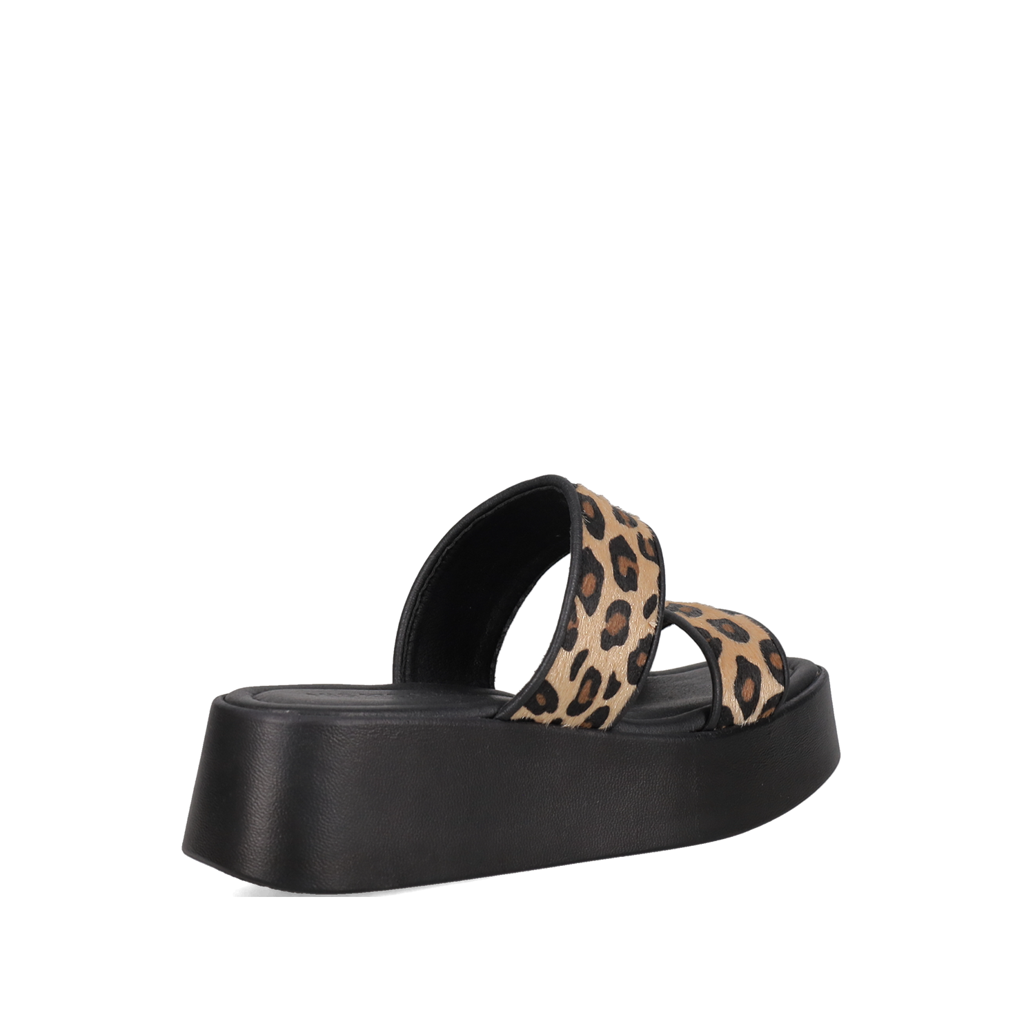 MIGATO ISLAND Μαύρο flatform σανδάλι - 3
