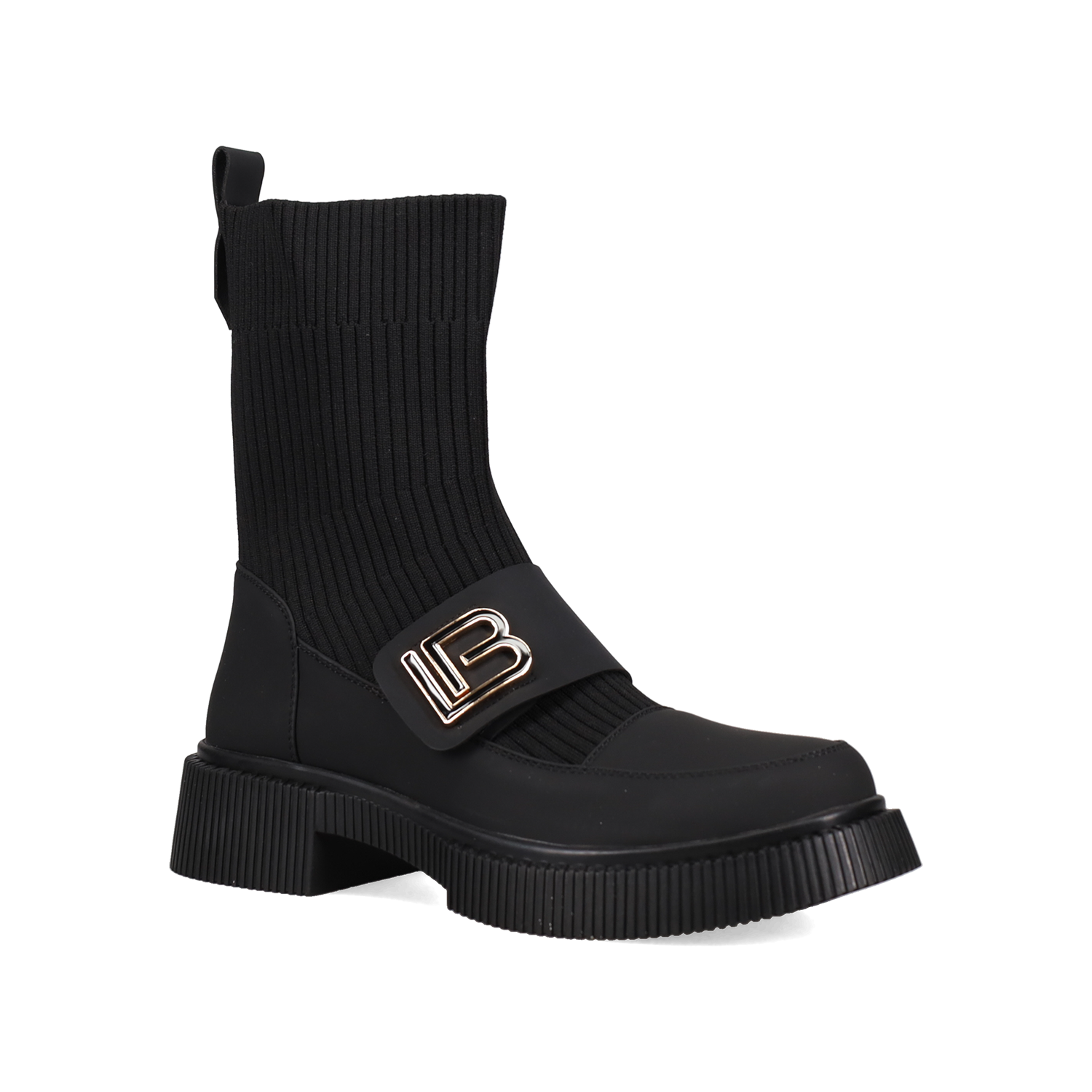 Μαύρο μποτάκι κάλτσα φωτογραφία