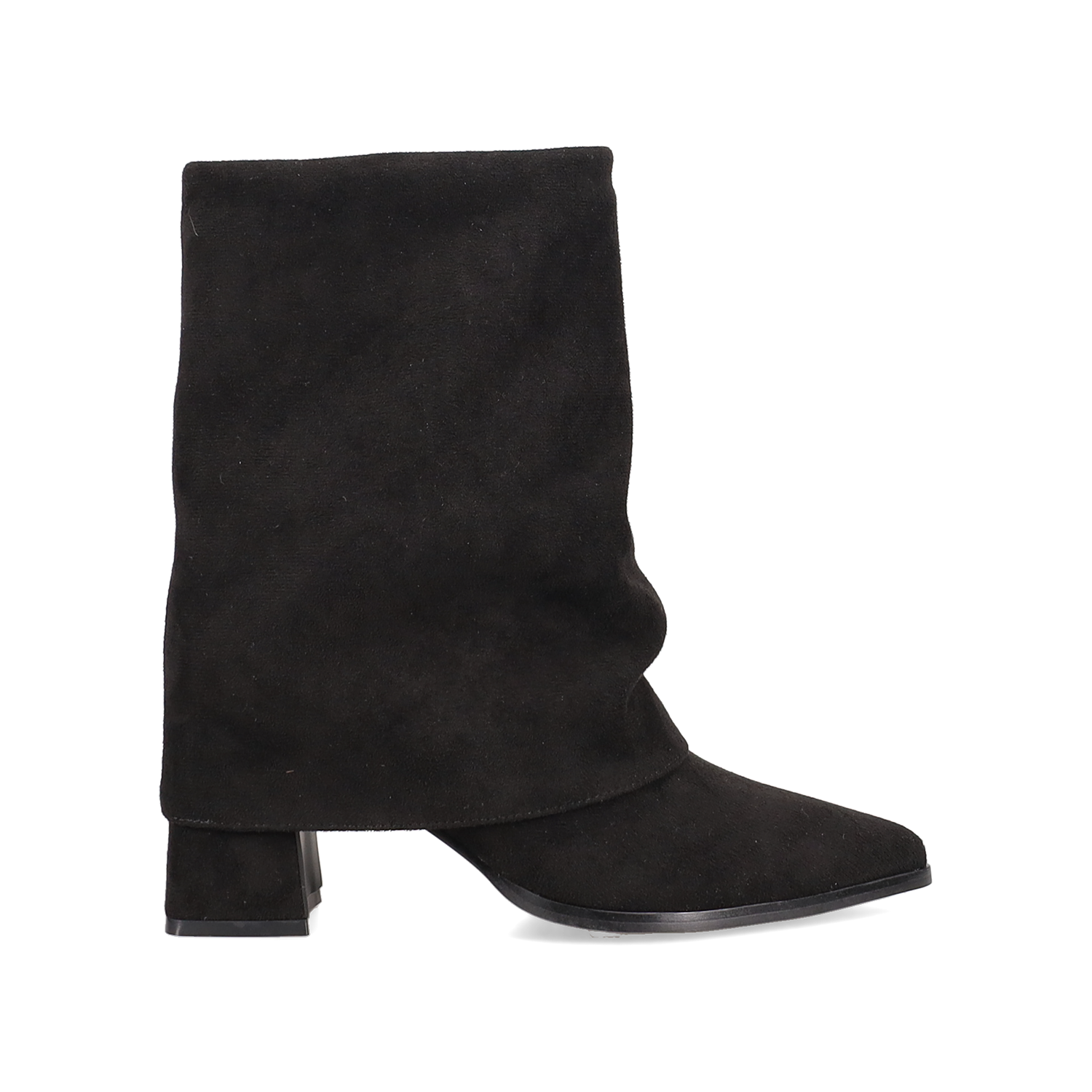 Μαύρο μποτάκι με γκέτα