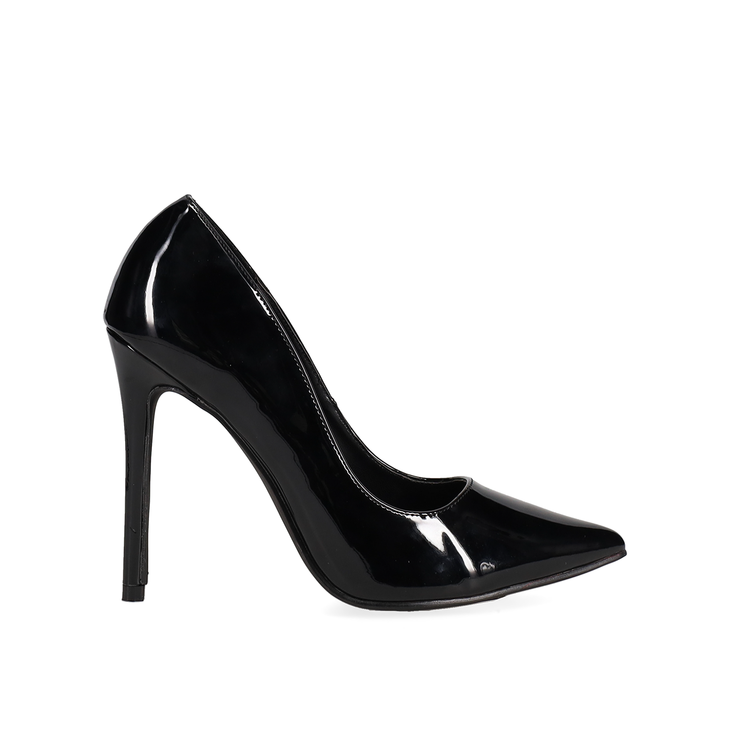 Μαύρη γόβα λουστρίνι