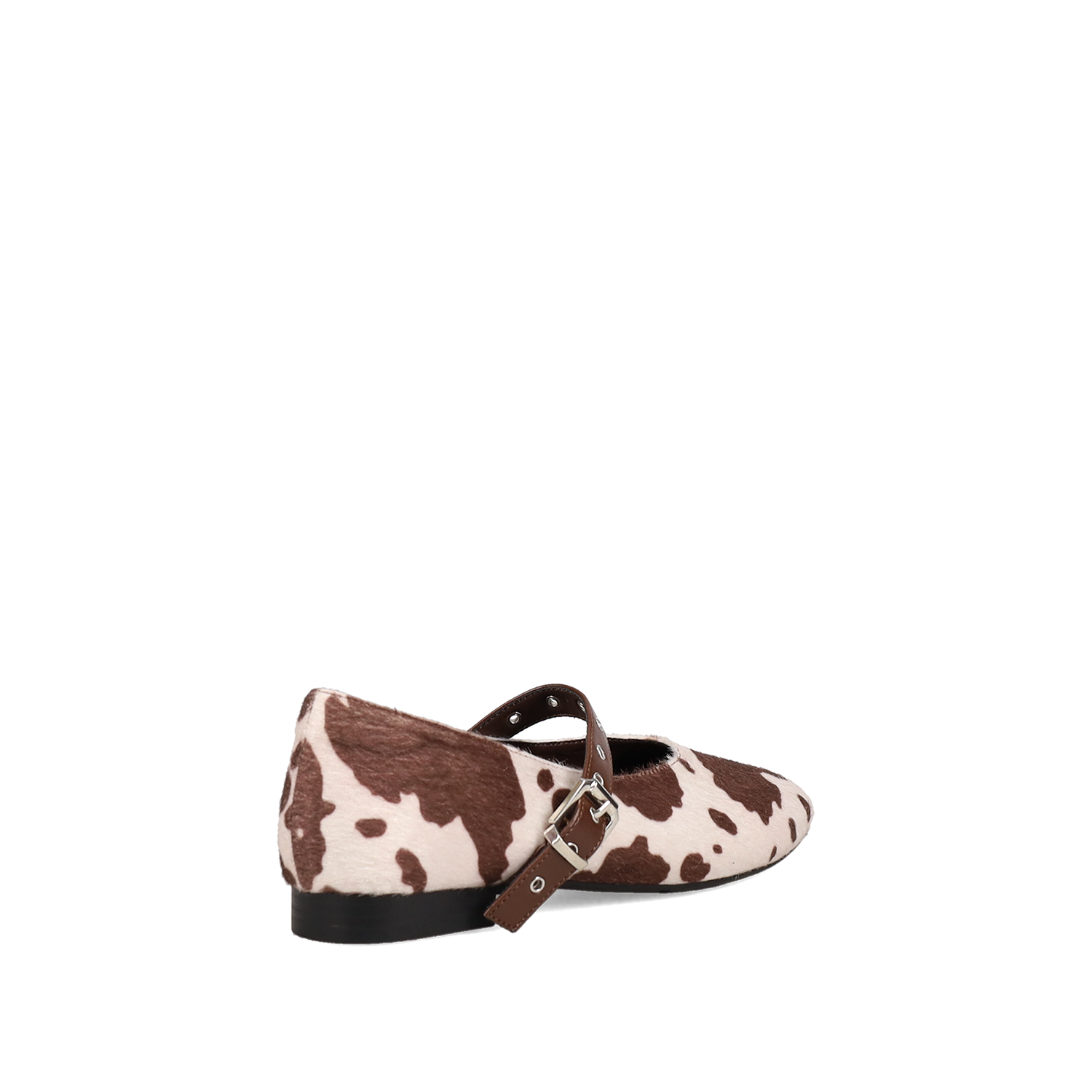 Λευκή-καφέ μπαλαρίνα φωτογραφία