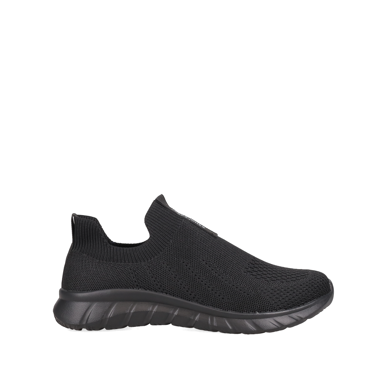 Μαύρο ανδρικό slip-on sneaker