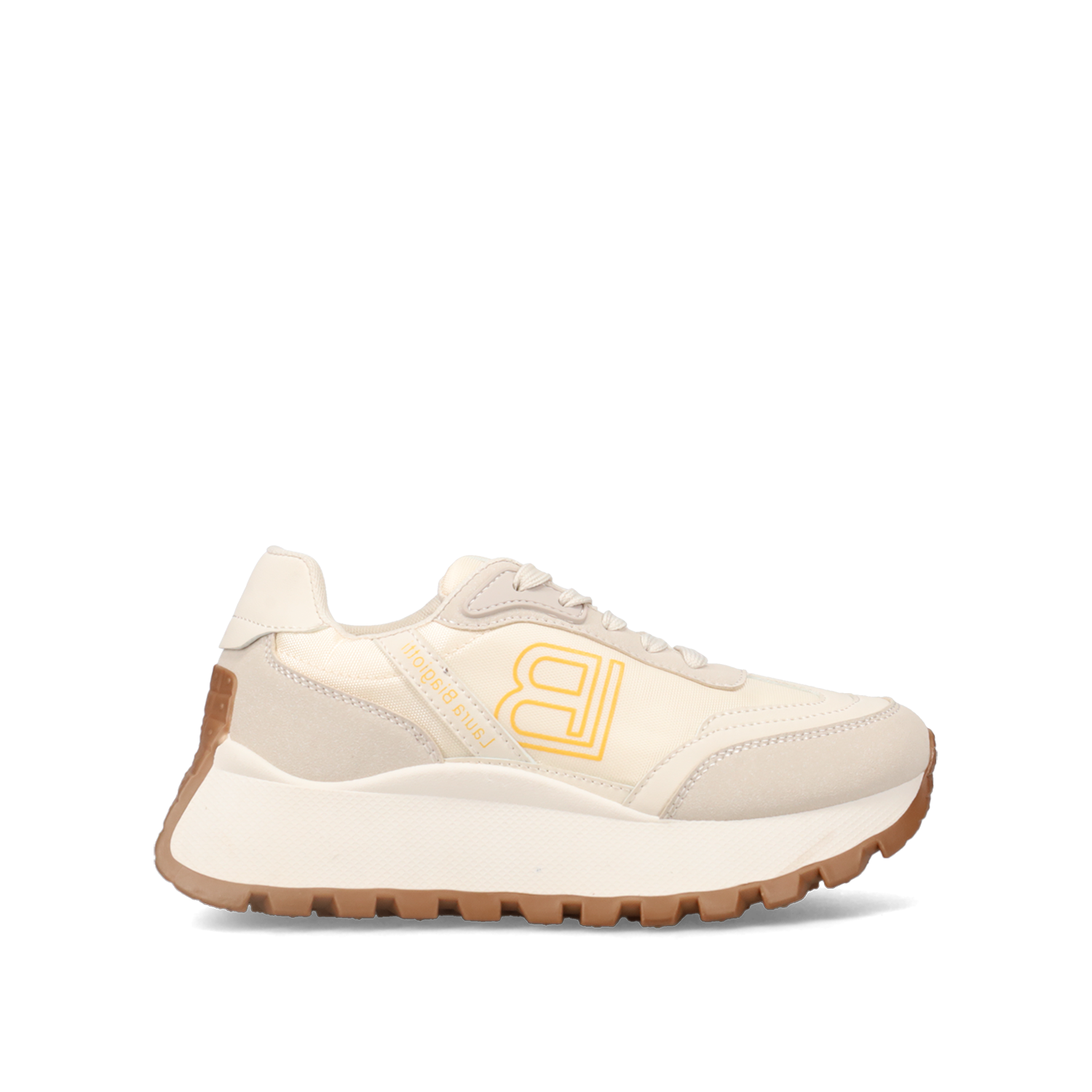 Μπεζ chunky sneaker