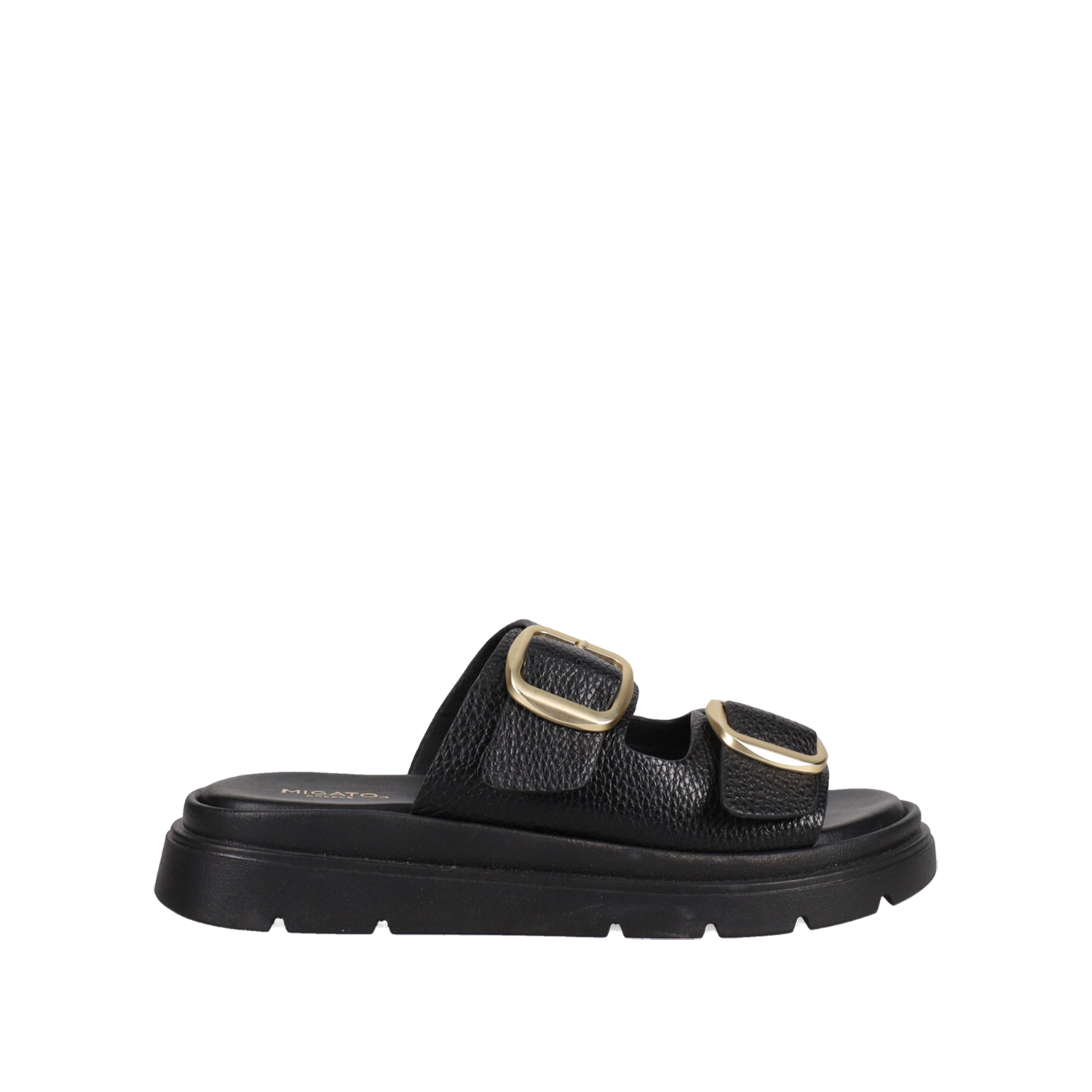 Μαύρο footbed σανδάλι