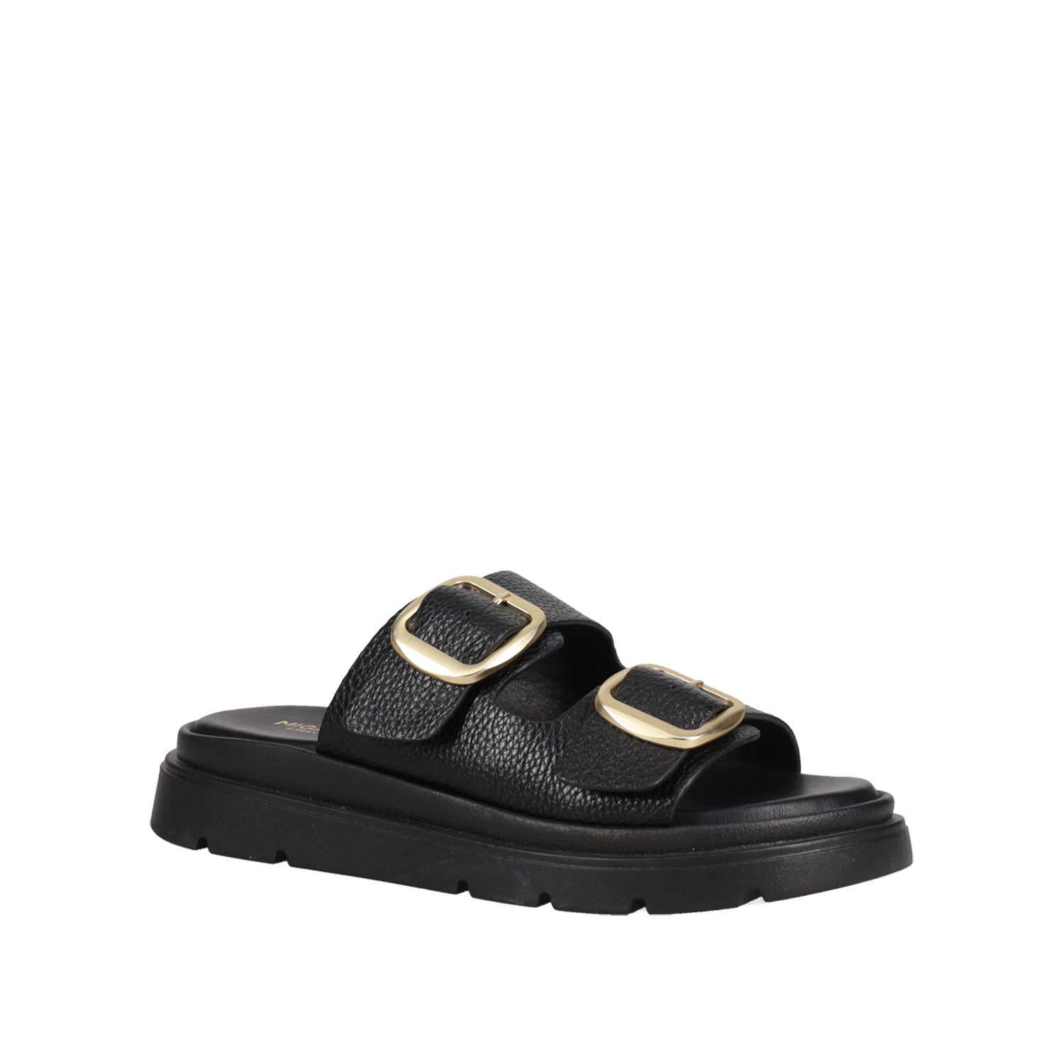 Μαύρο footbed σανδάλι