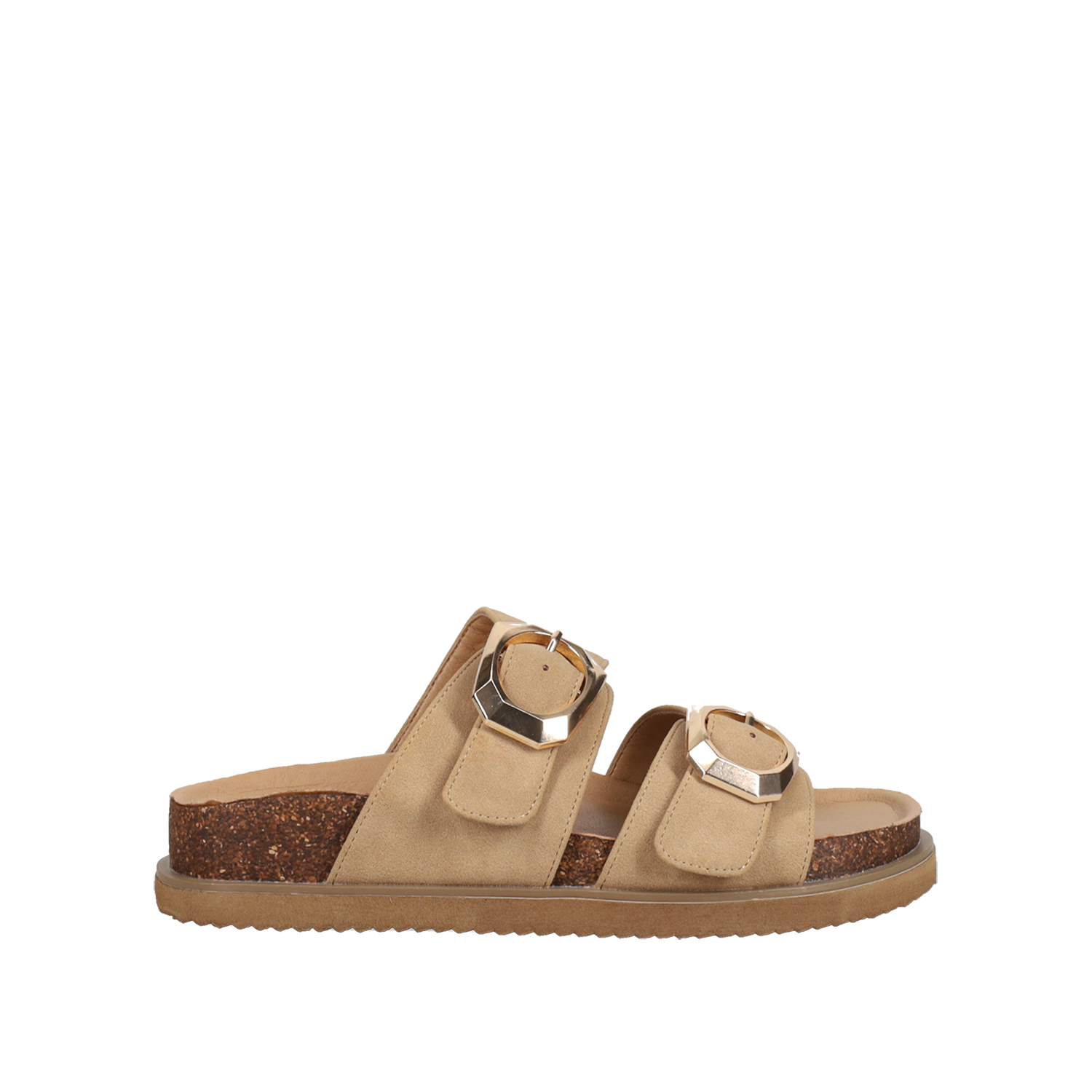 Μπεζ footbed σανδάλι