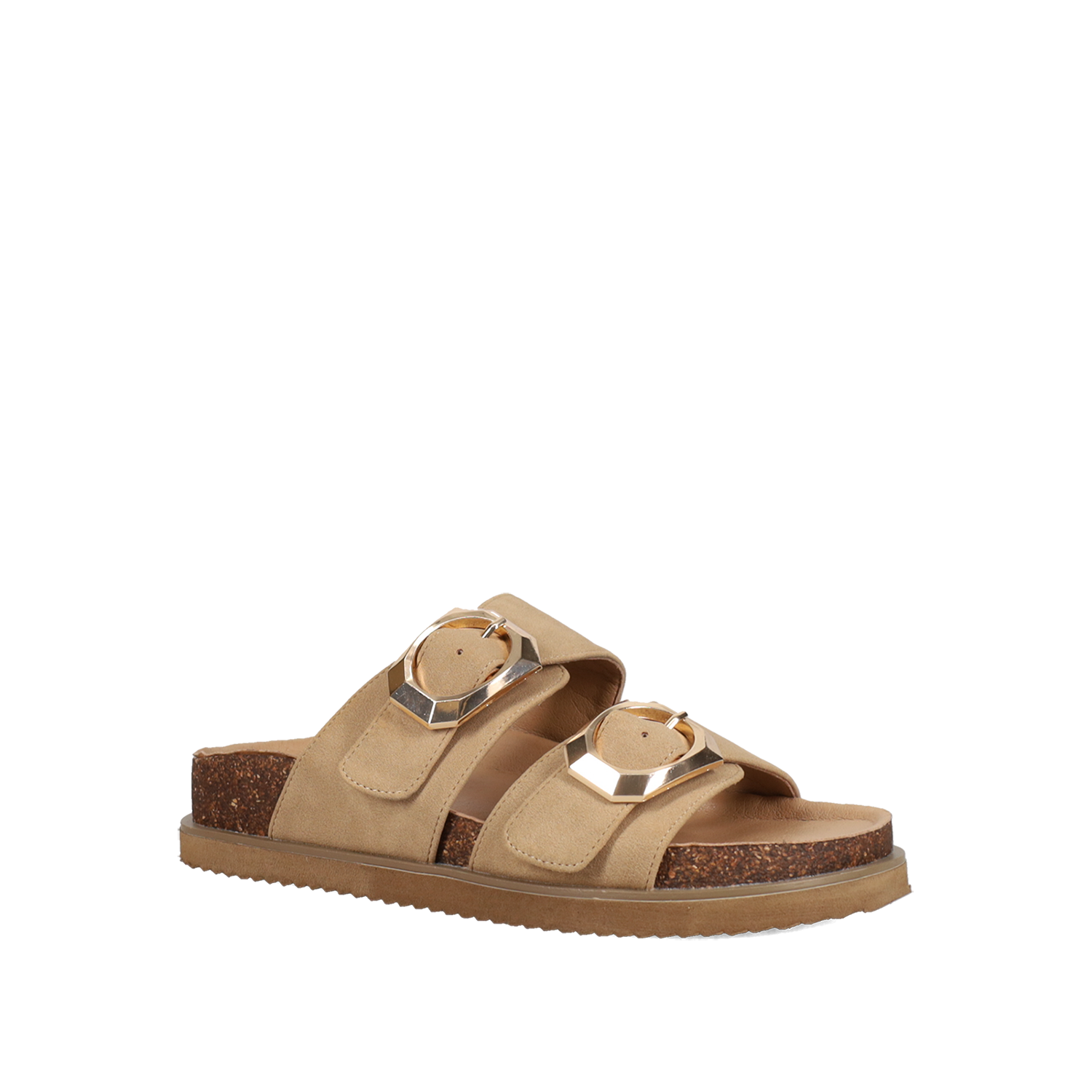  Μπεζ footbed σανδάλι - 2