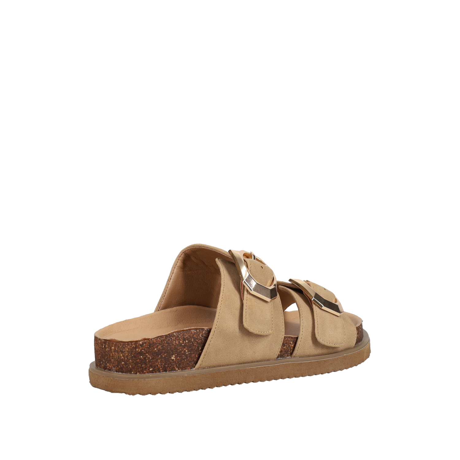  Μπεζ footbed σανδάλι - 3