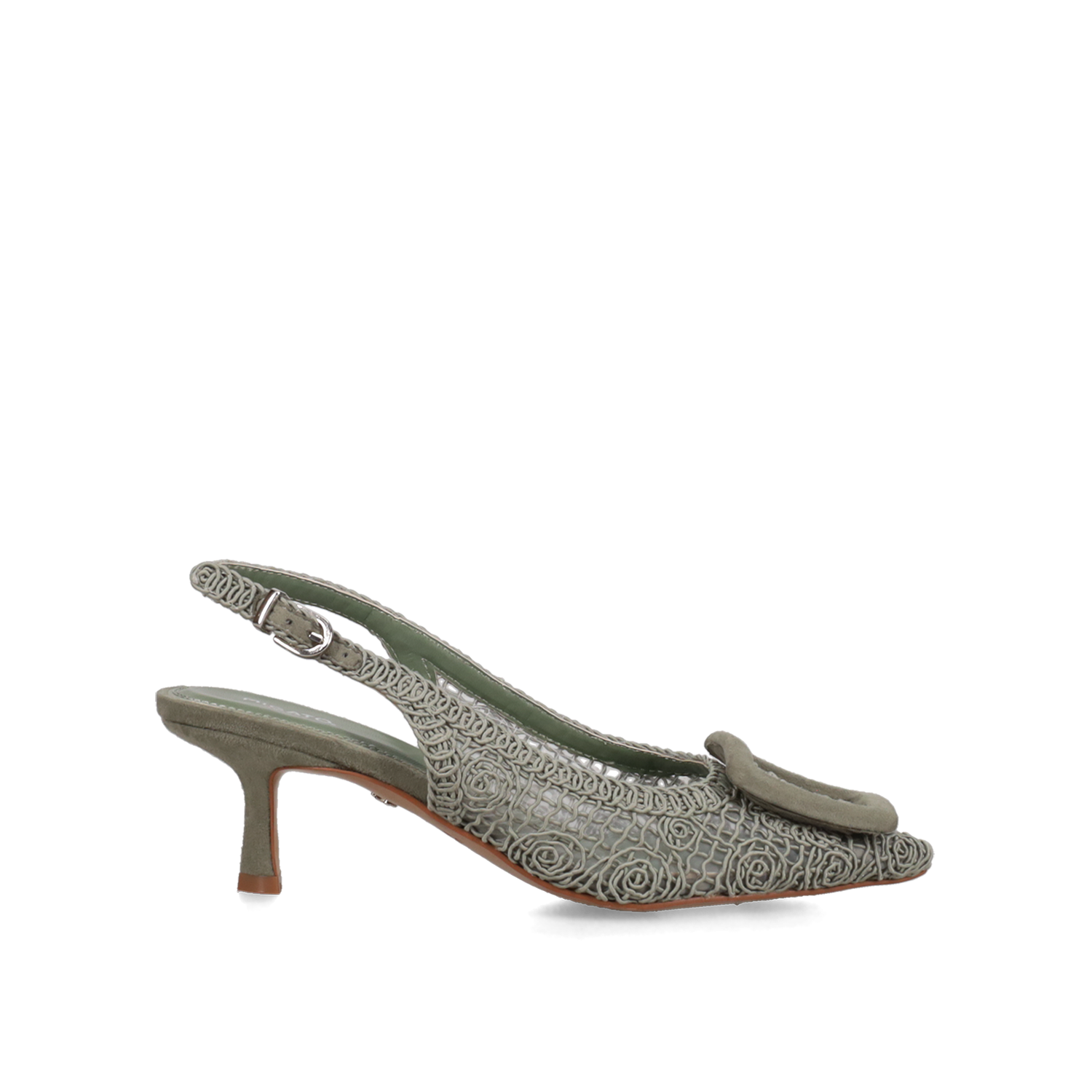 Πράσινη εξώφτερνη γόβα