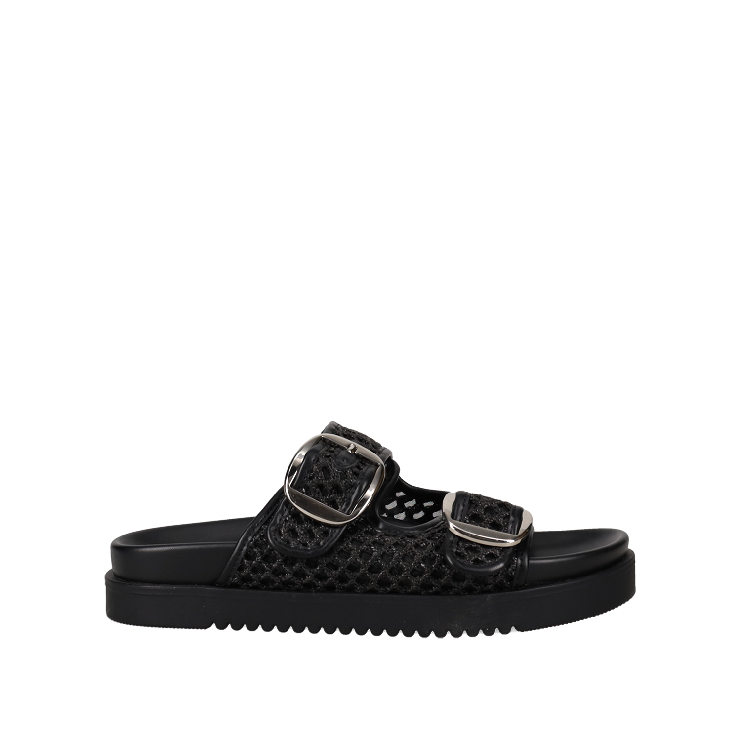 Μαύρο footbed σανδάλι