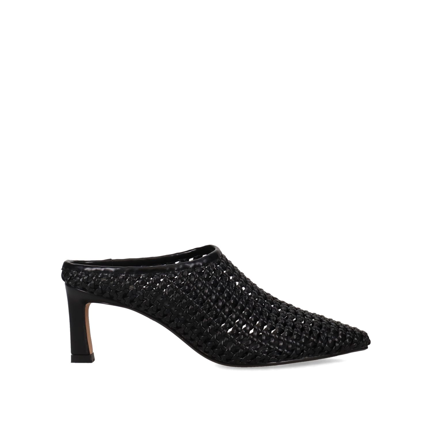 Μαύρο πλεκτό mule