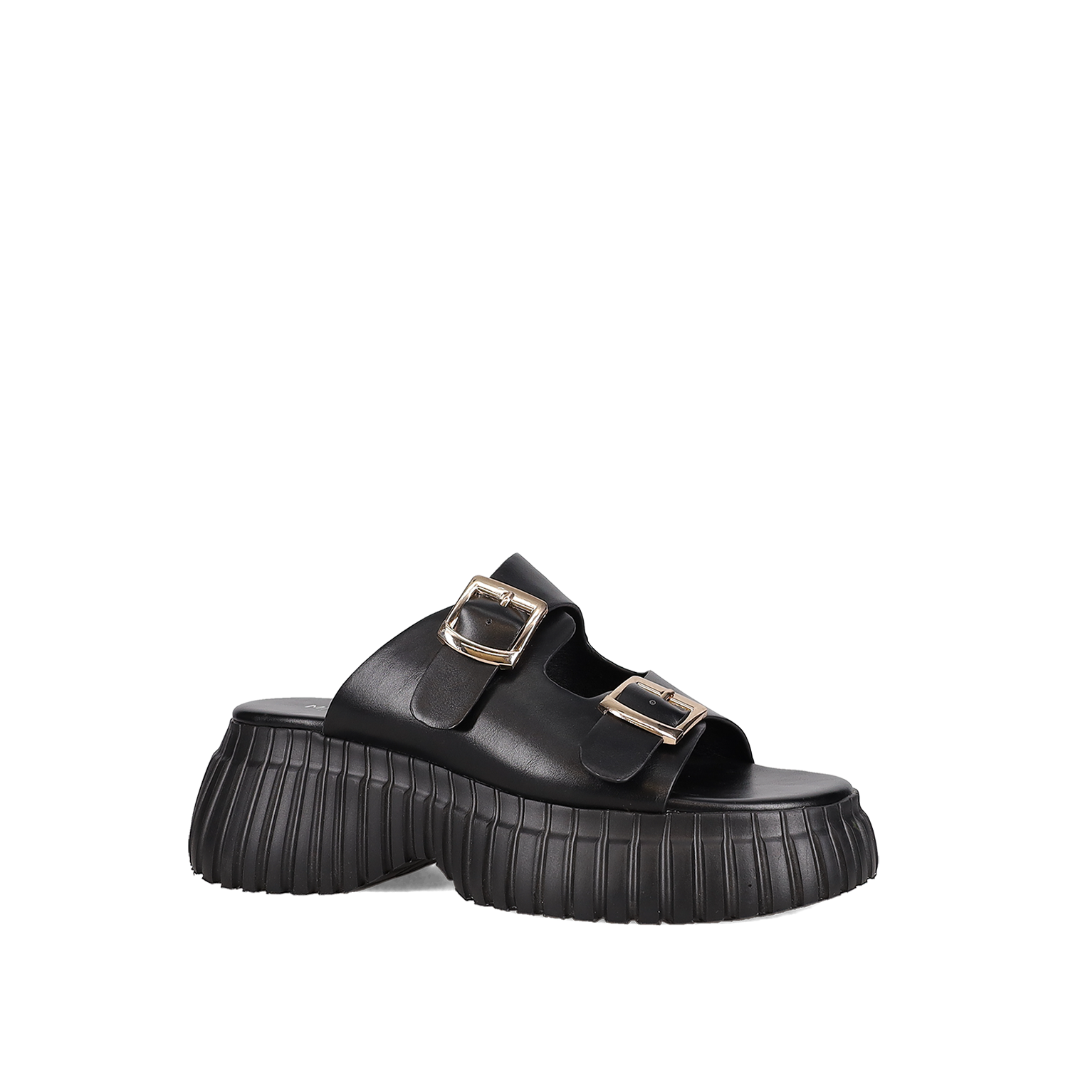 Μαύρο flatform σανδάλι