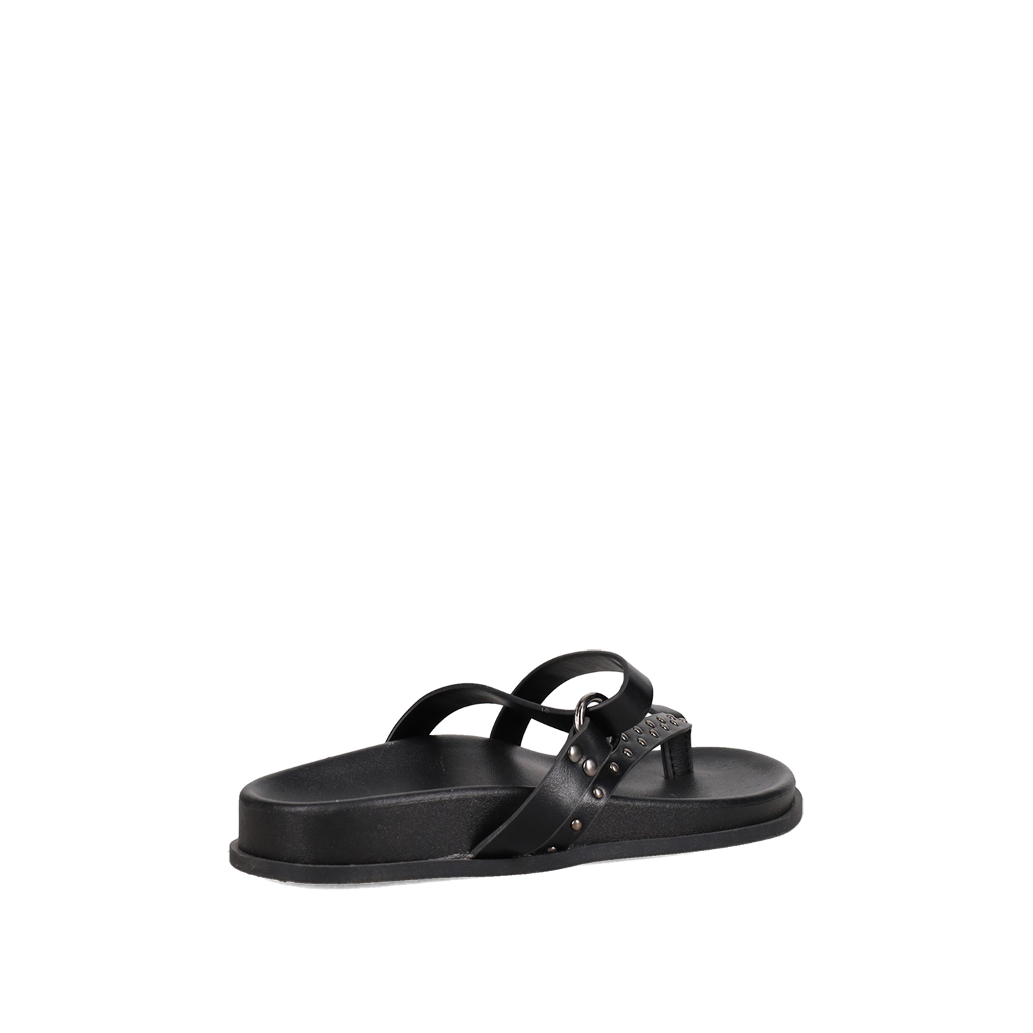  Μαύρο footbed σανδάλι - 3