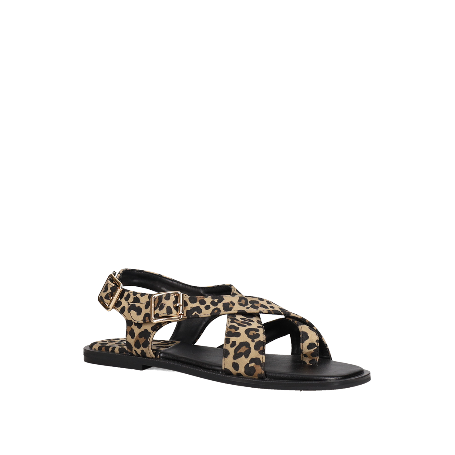 Animal print σανδάλι