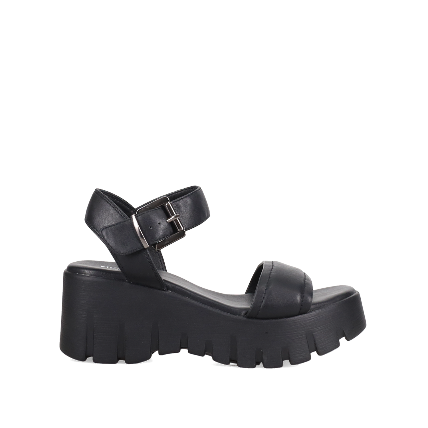 Μαύρο flatform σανδάλι