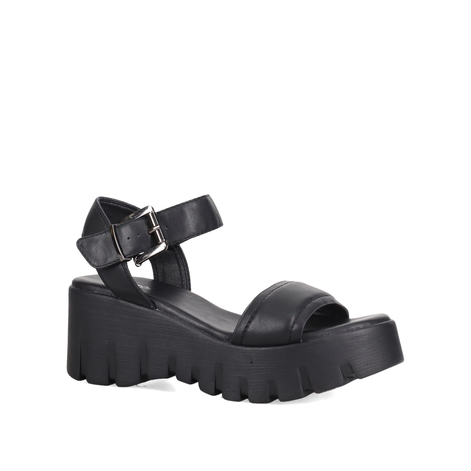 Μαύρο flatform σανδάλι