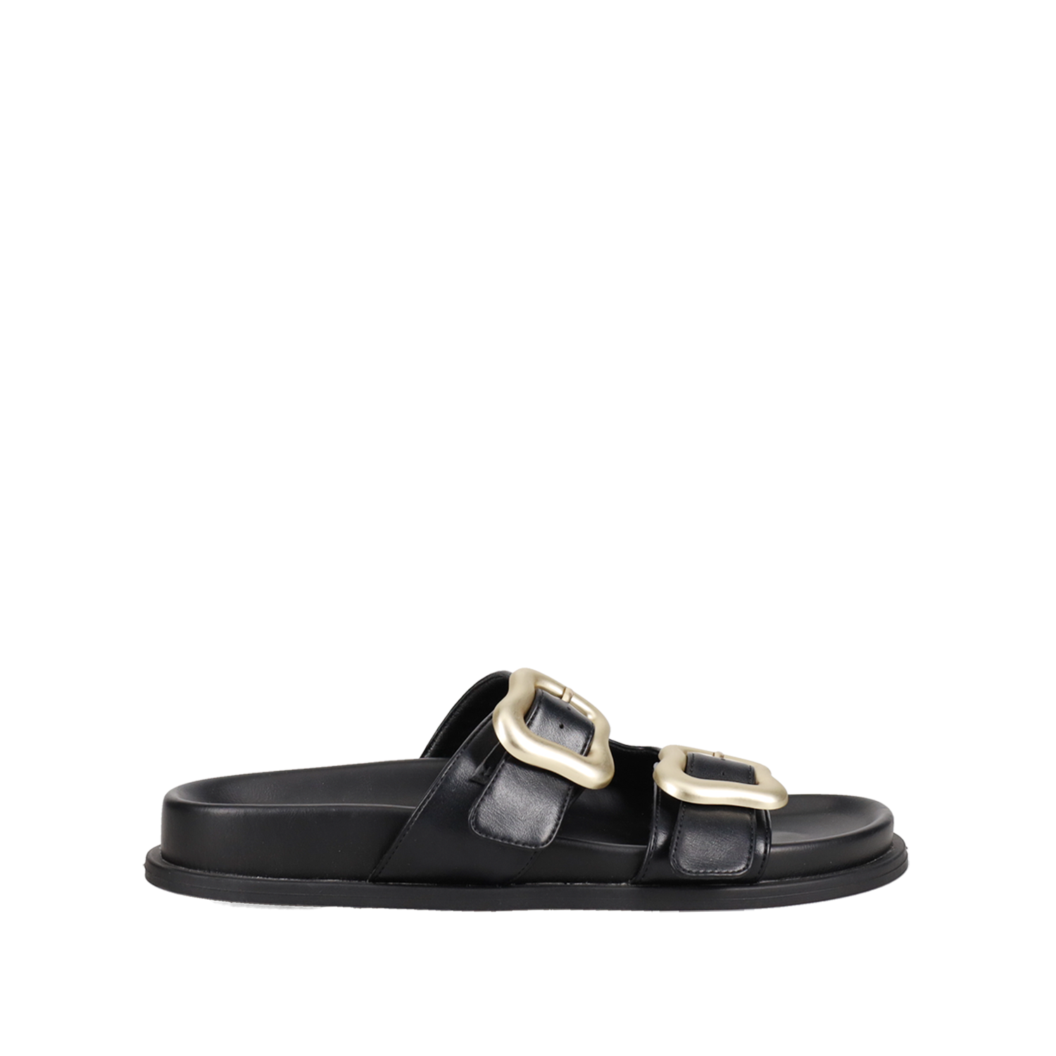 Μαύρο footbed σανδάλι