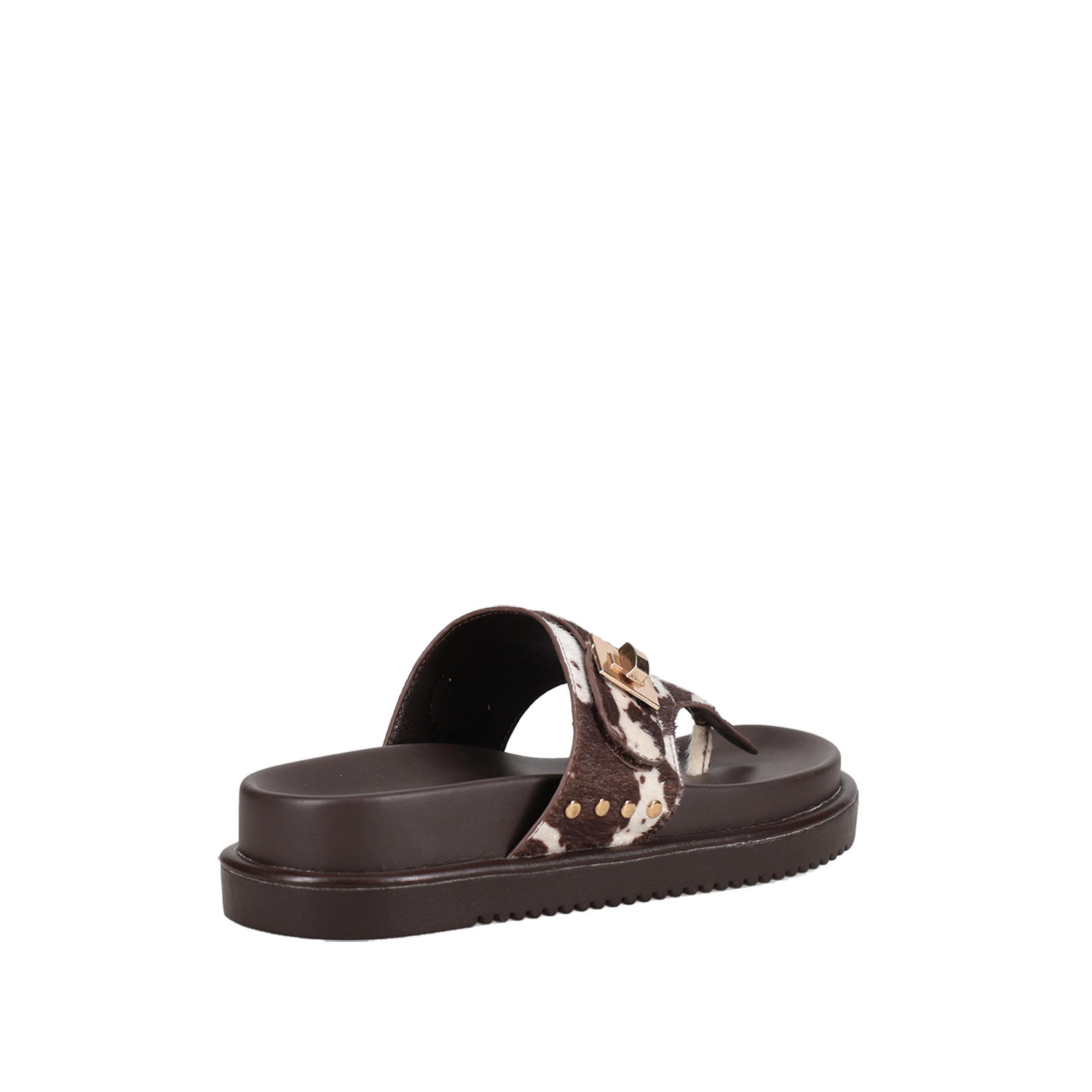  Animal print footbed σανδάλι - 3
