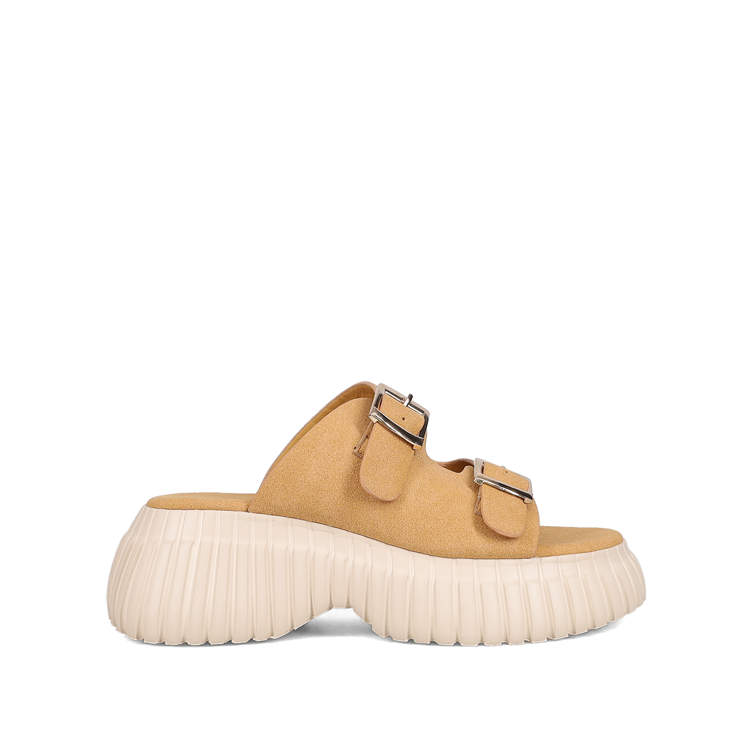 Μπεζ flatform σανδάλι