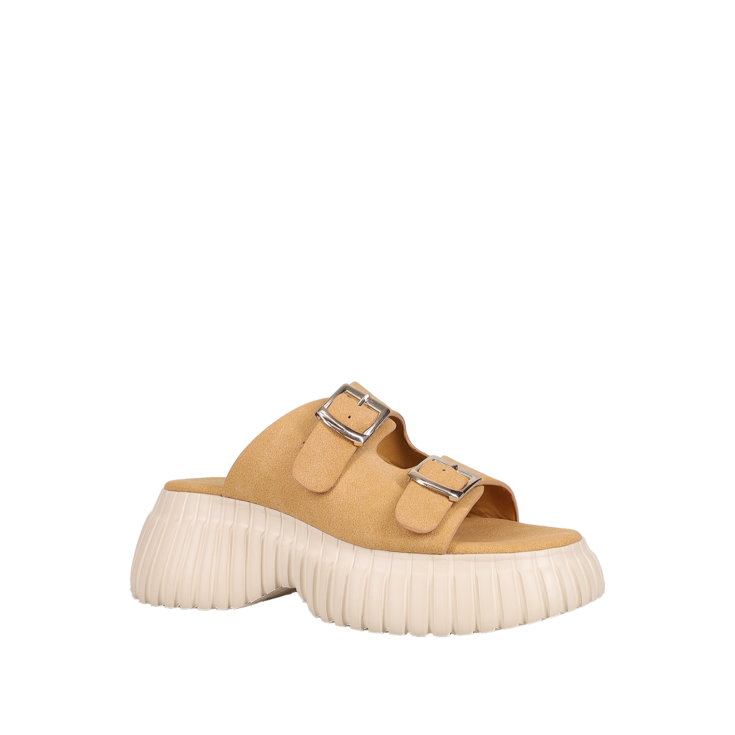 Μπεζ flatform σανδάλι