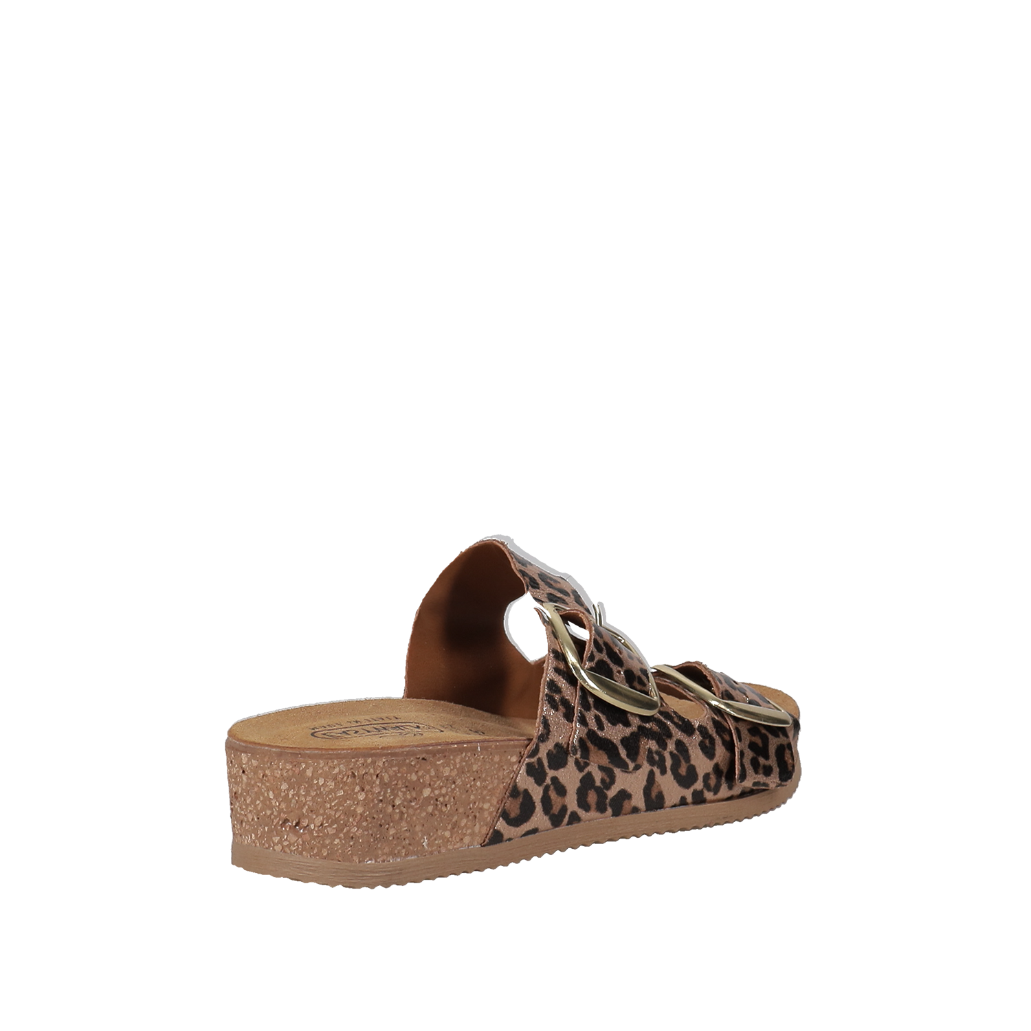 EASY WALK Λεοπάρ footbed σανδάλι - 3