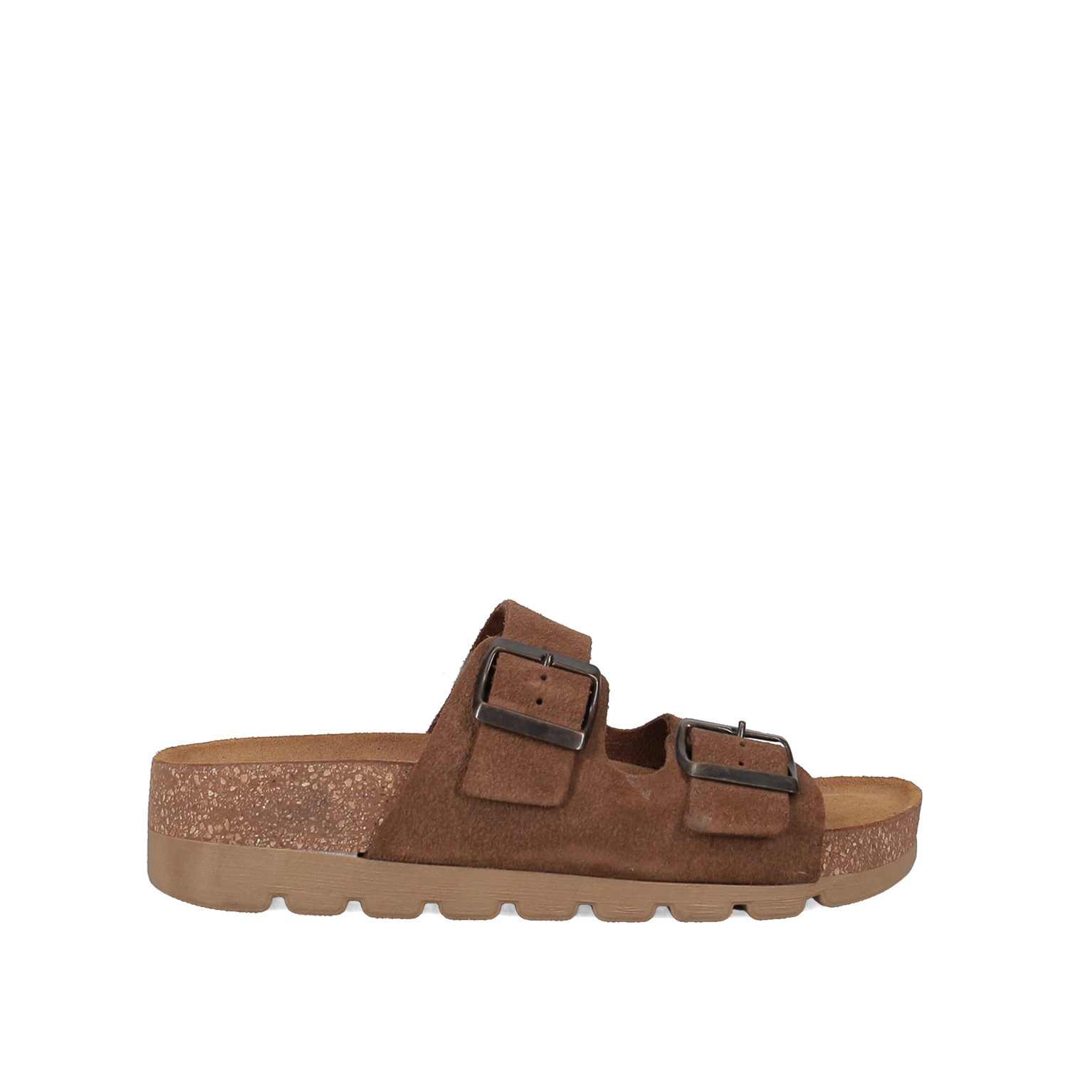 Καφέ footbed σανδάλι