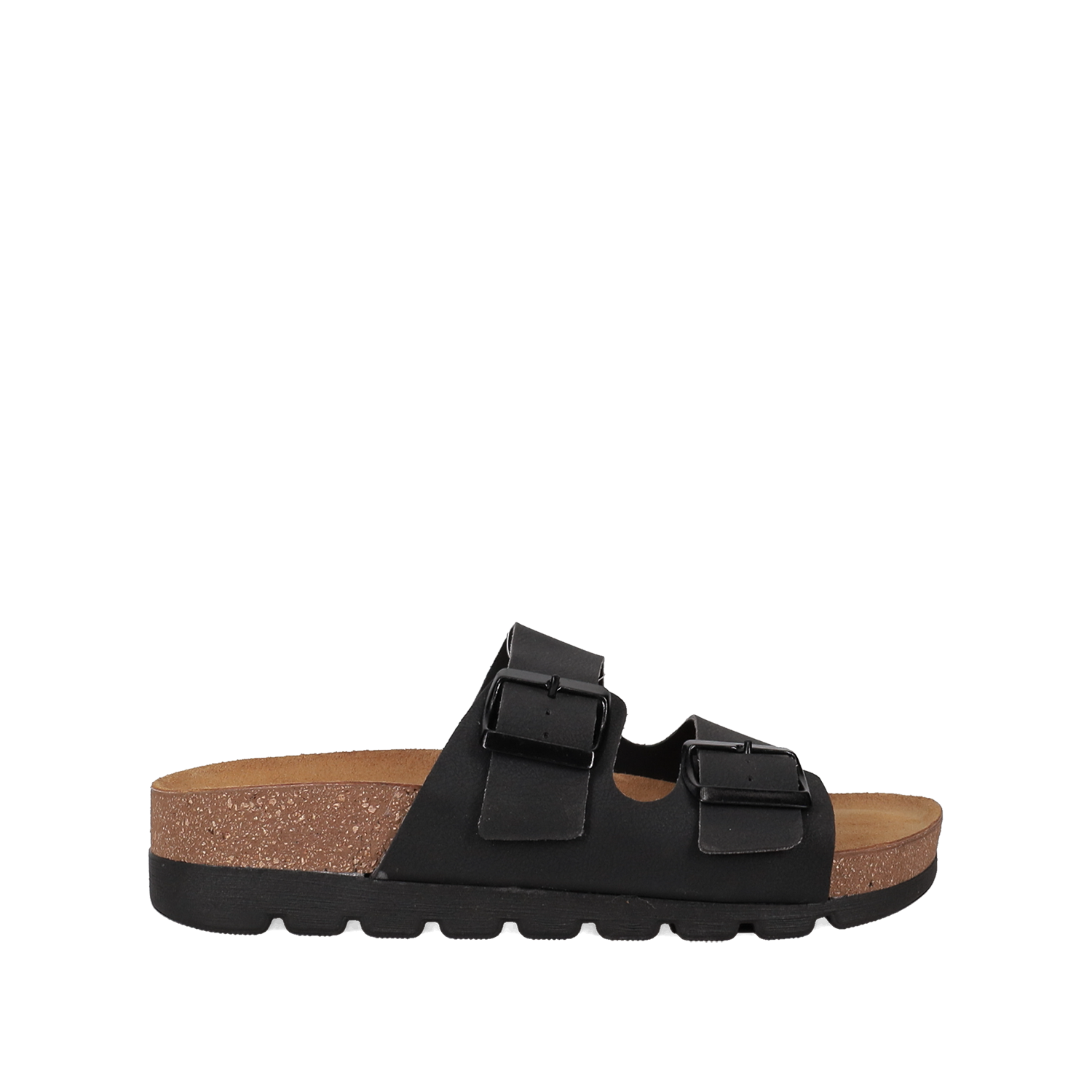 Μαύρο footbed σανδάλι