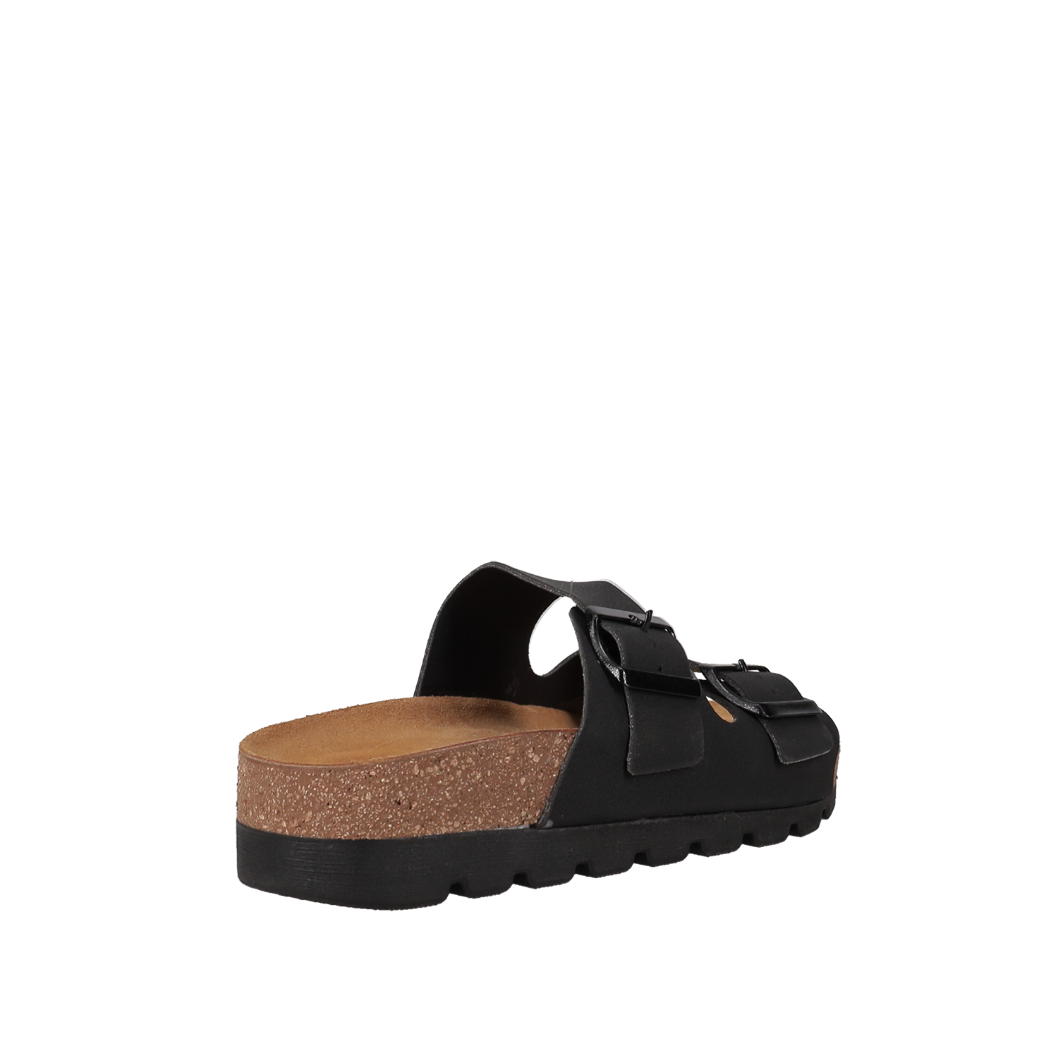 EASY WALK Μαύρο footbed σανδάλι - 3