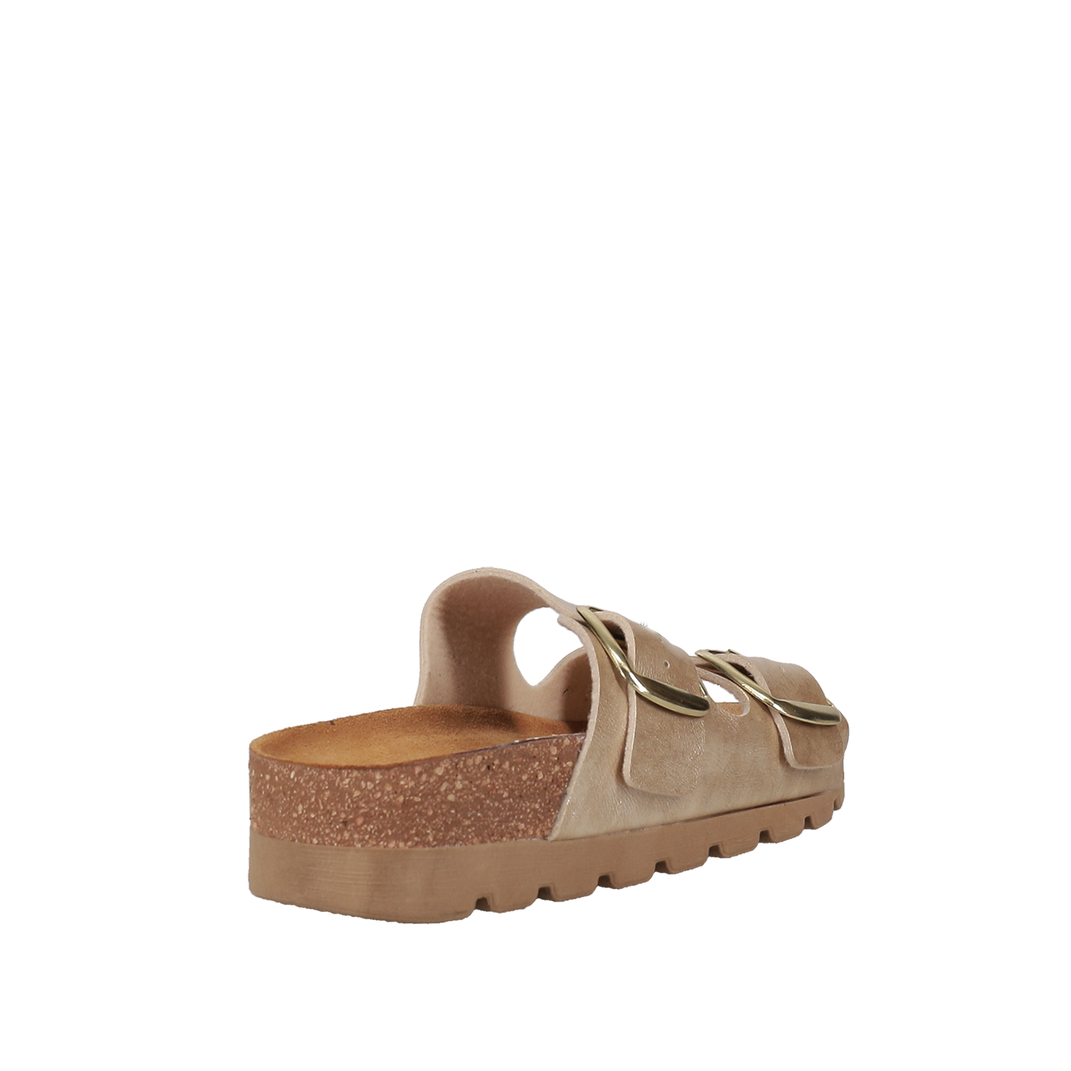 EASY WALK Χρυσό footbed σανδάλι - 3