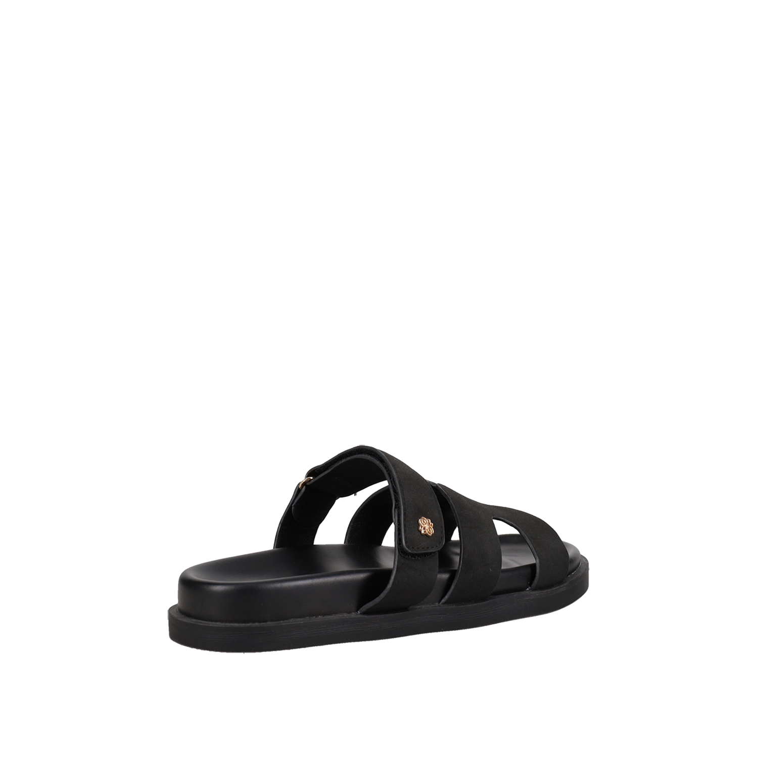  Μαύρο footbed σανδάλι - 3