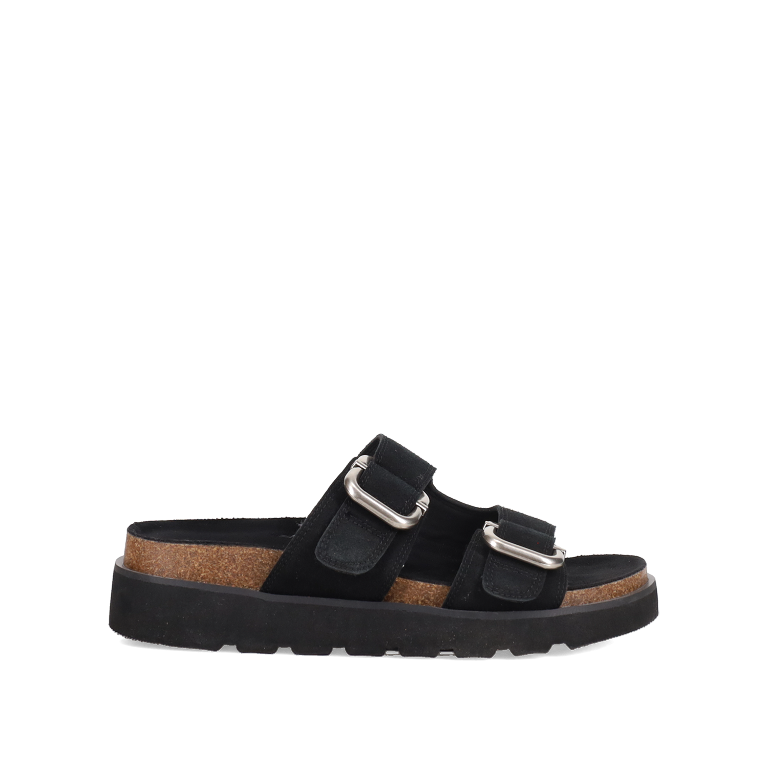 Μαύρο footbed σανδάλι