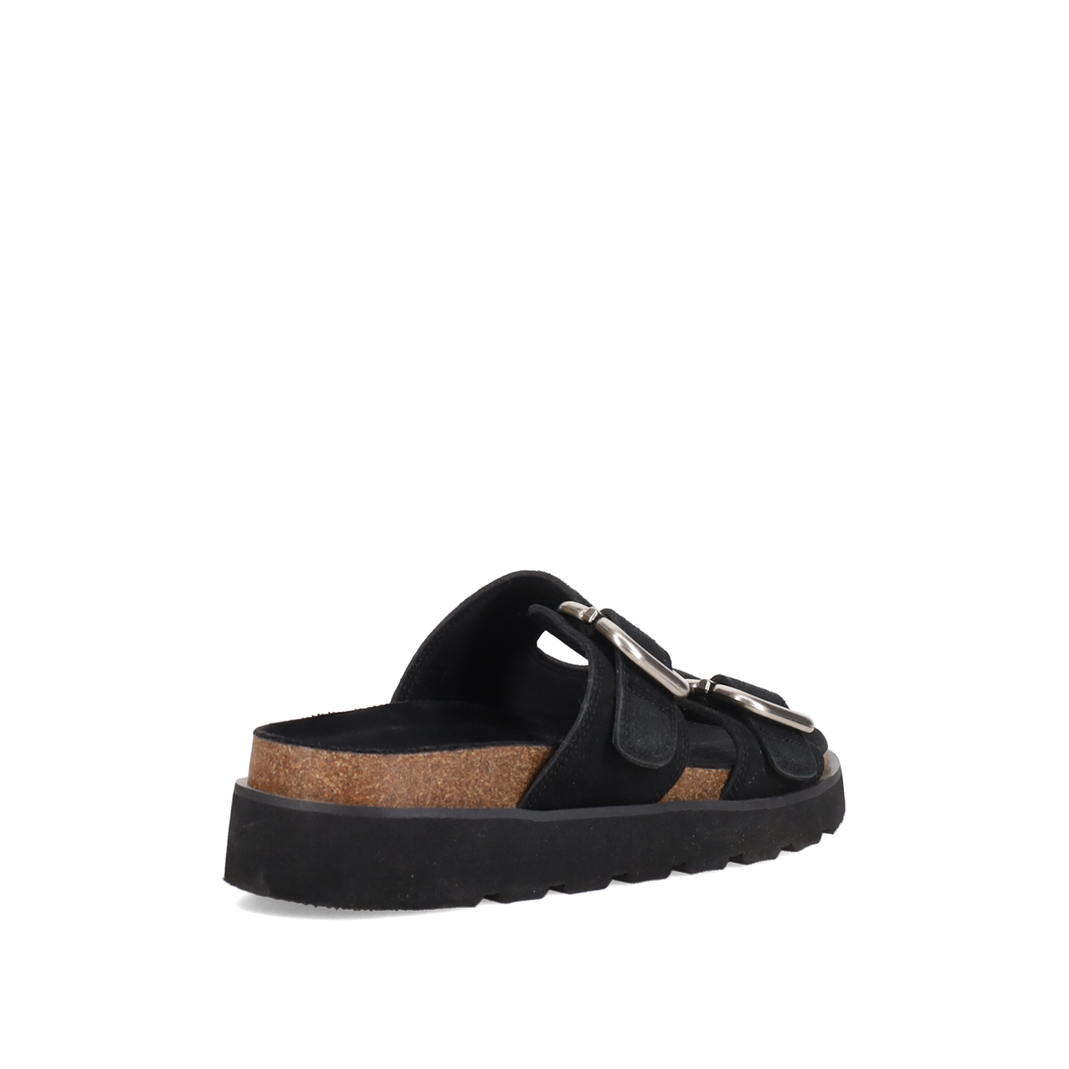  Μαύρο footbed σανδάλι - 3