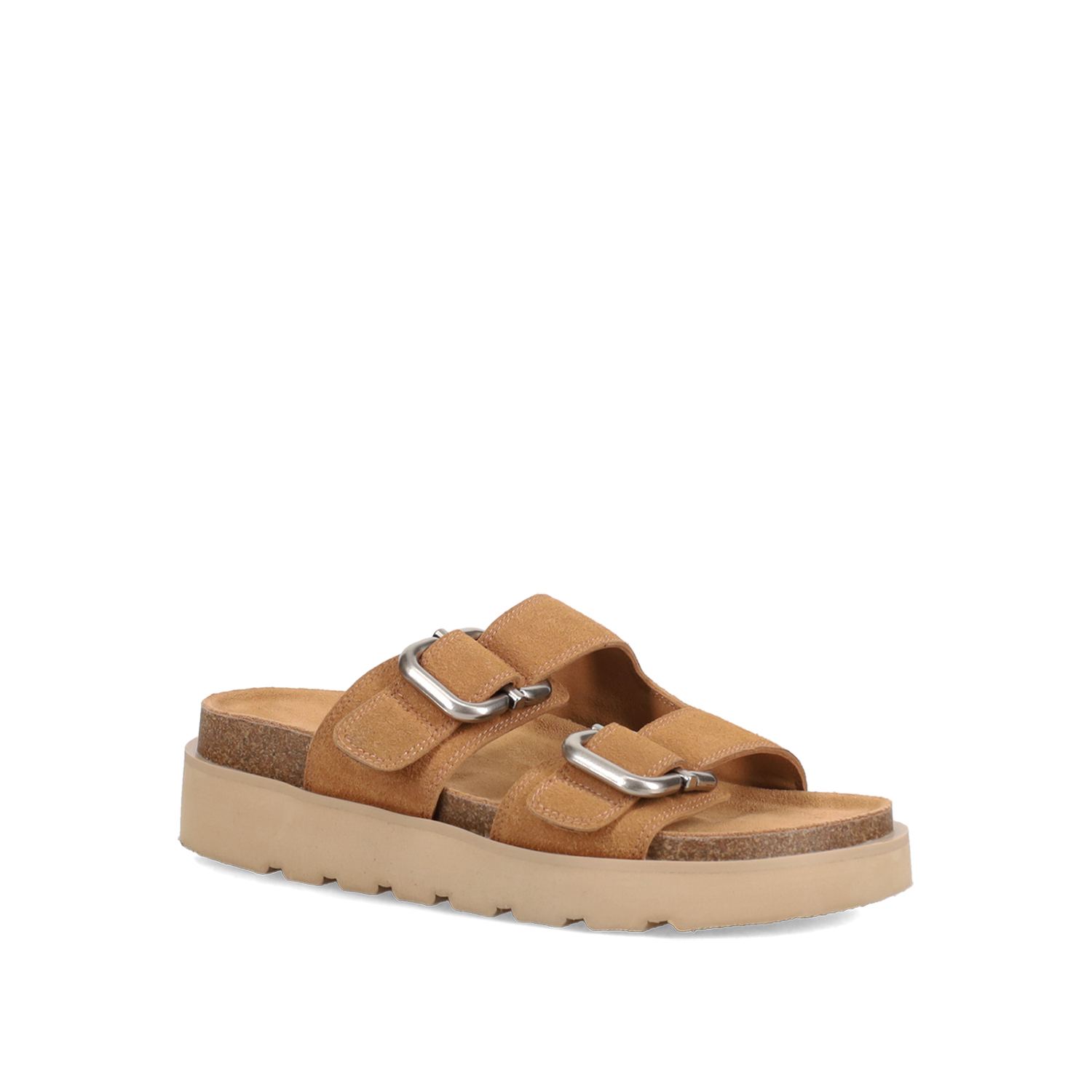  Καμηλό footbed σανδάλι - 2