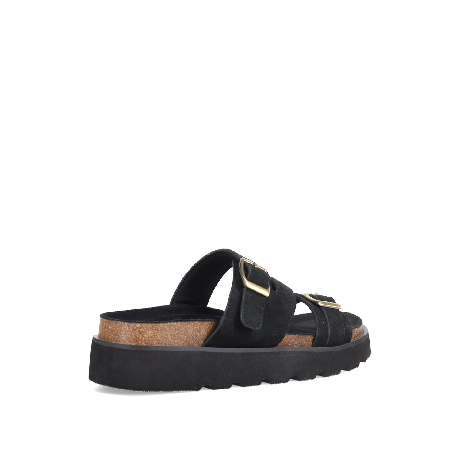  Μαύρο footbed σανδάλι - 3