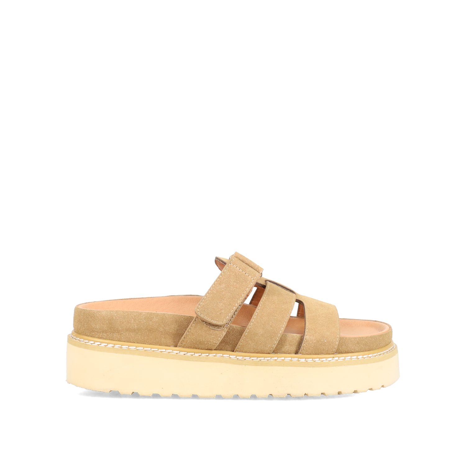 Taupe footbed σανδάλι