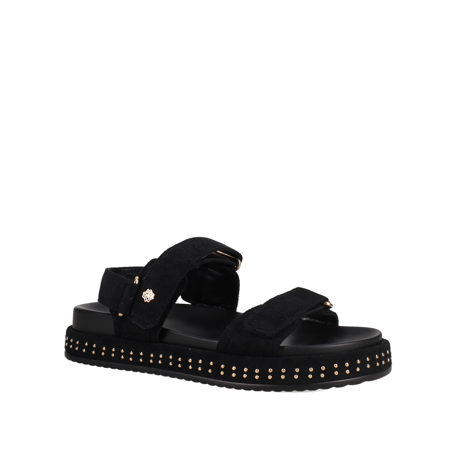  Μαύρο footbed σανδάλι - 2