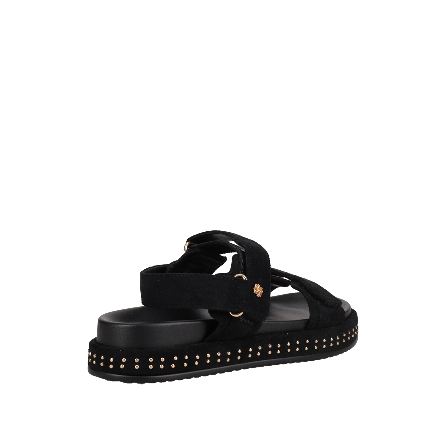  Μαύρο footbed σανδάλι - 3