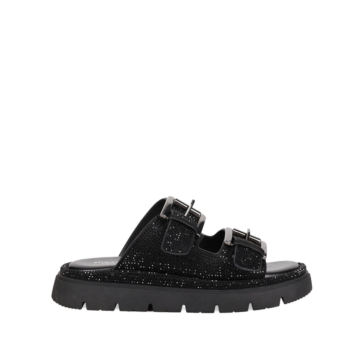 Μαύρο flatform σανδάλι