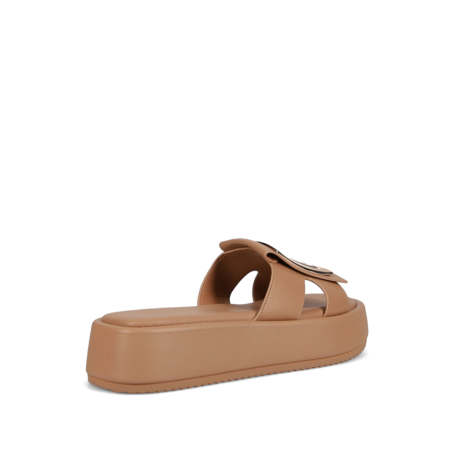 LAURA BIAGIOTTI Μπεζ flatform σανδάλι - 3