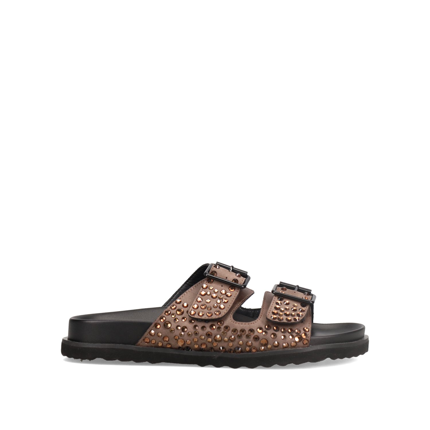 Καφέ footbed σανδάλι