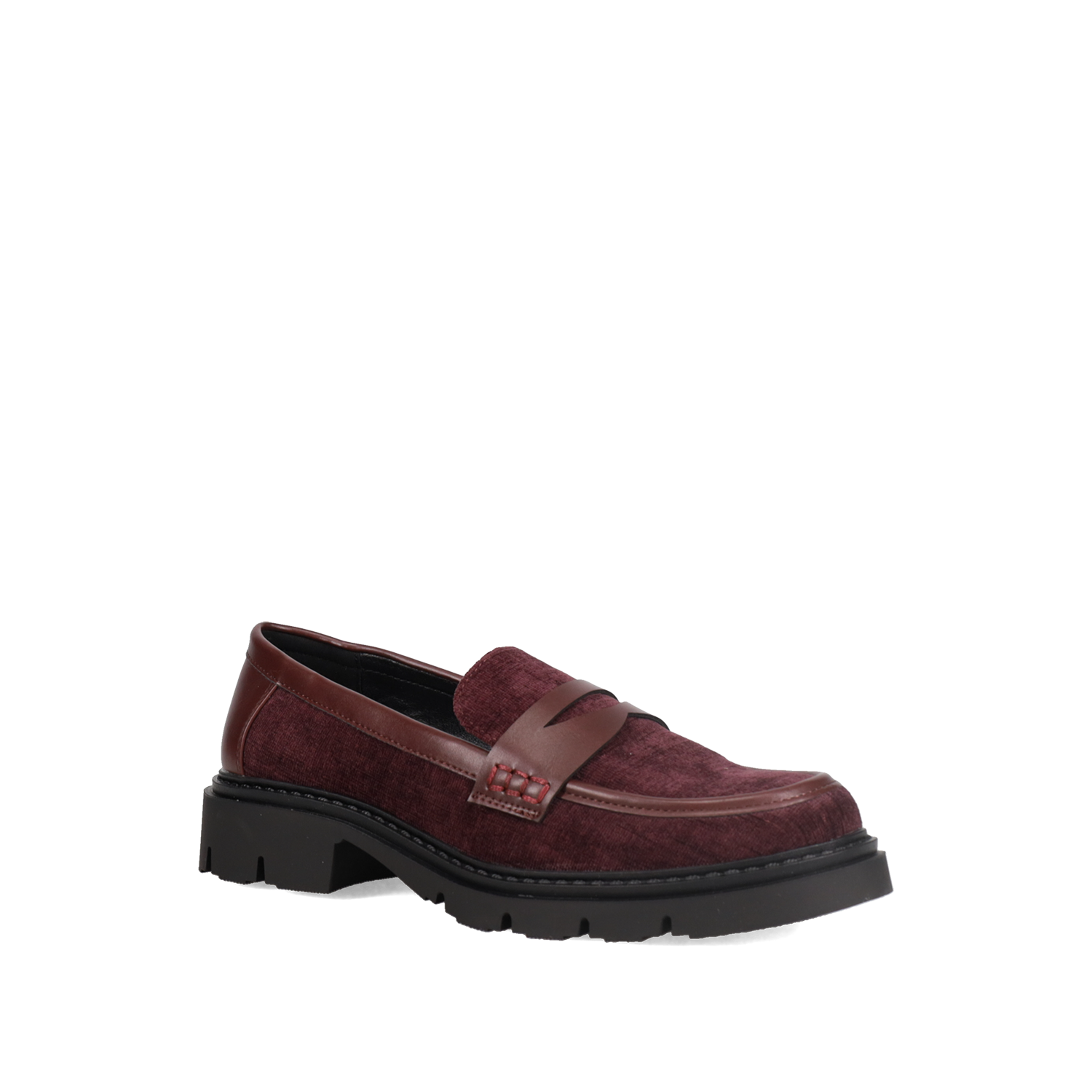 Μπορντώ loafer φωτογραφία