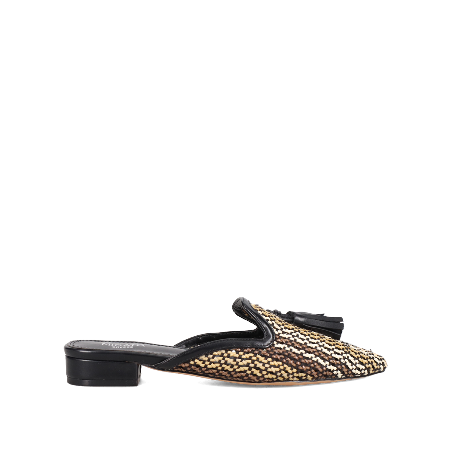 Μαύρο πλεκτό mule