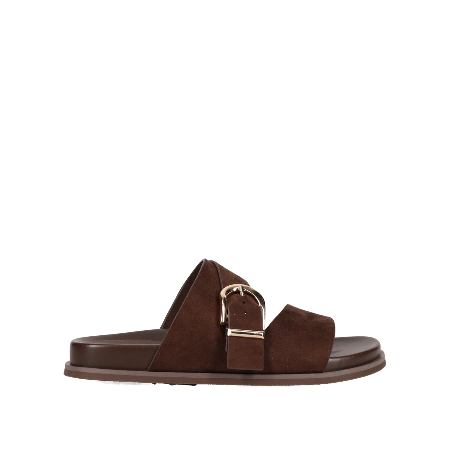 Καφέ footbed σανδάλι